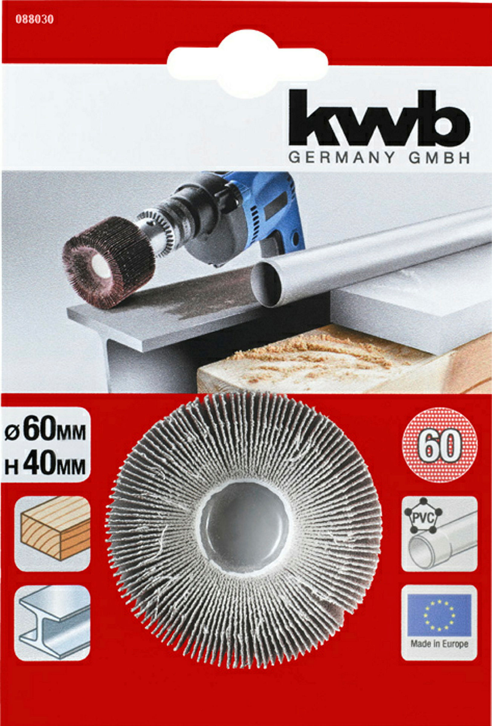 Lamellenschleifer, Korund, stirnbündig, 60 - grob
