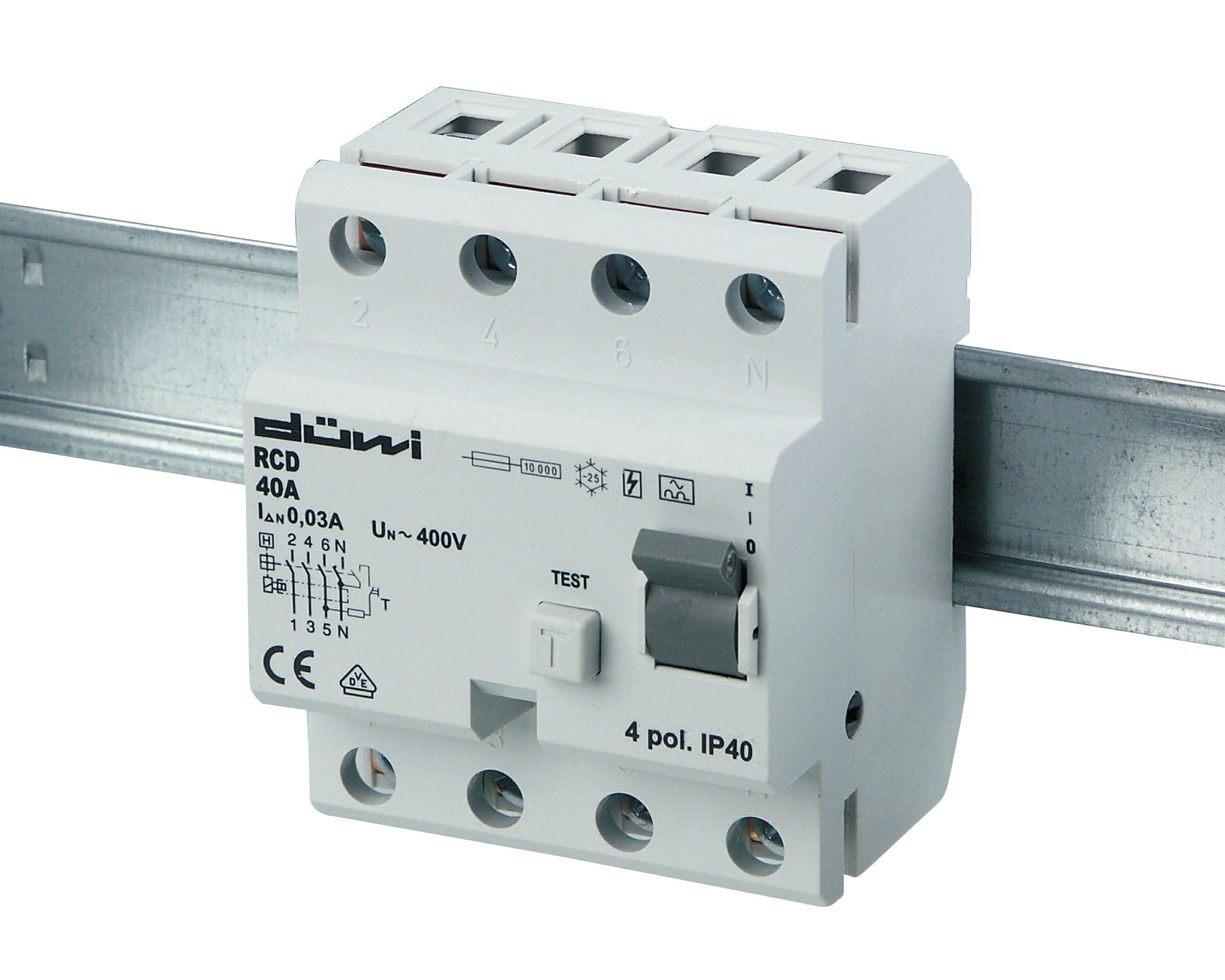 FI-Schalter 40A 4pol. 0,03A