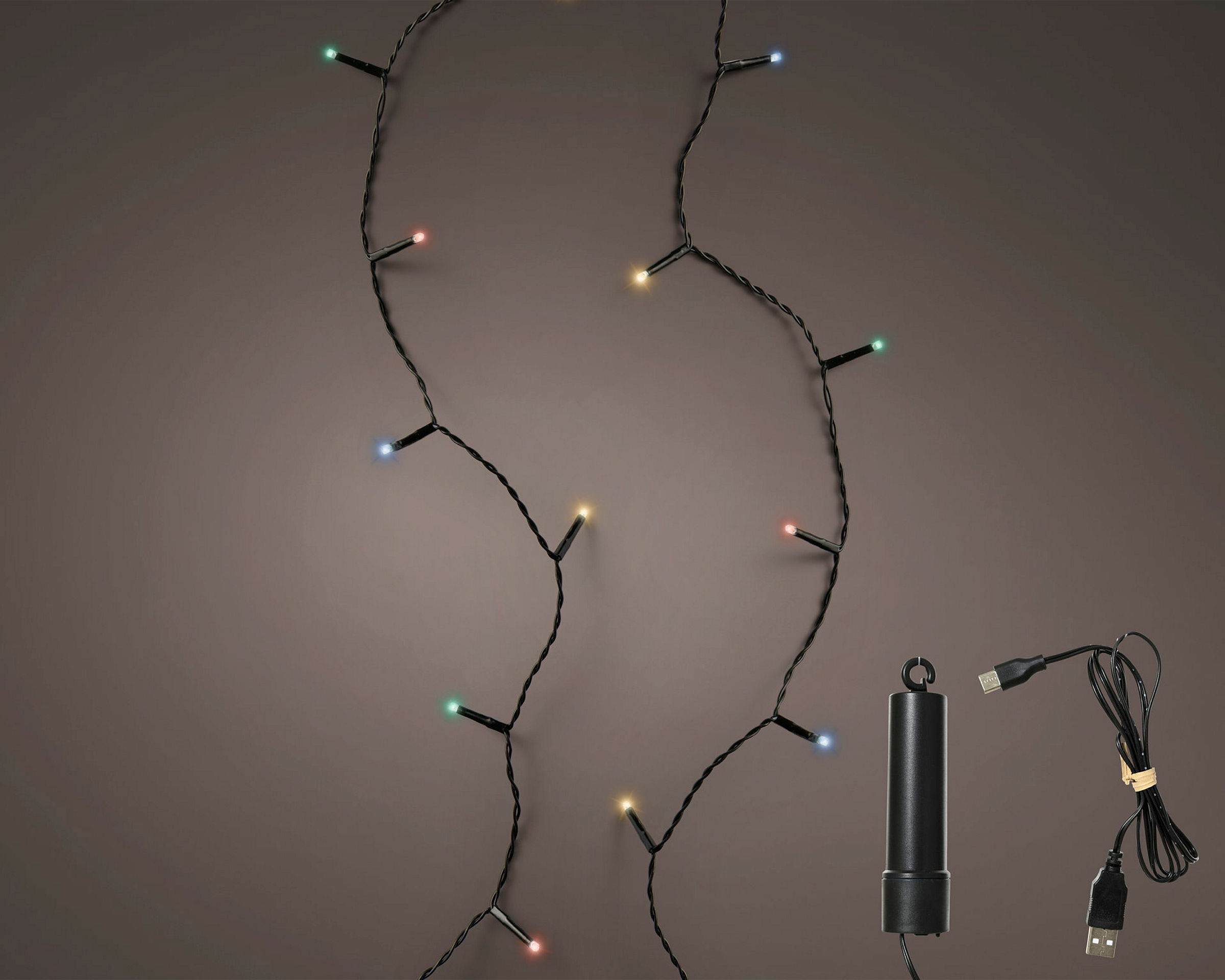 LED Duracharge Basic-Beleuchtung Twinkle Effekt 8 Funktionen Outdoor