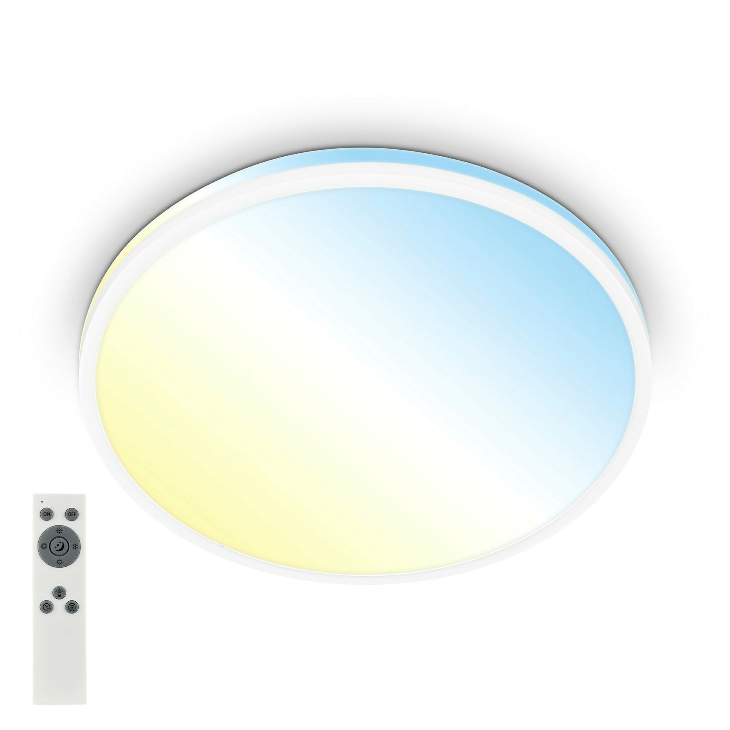 LANA CCT LED Deckenleuchte, Weiß matt, LED / 22W