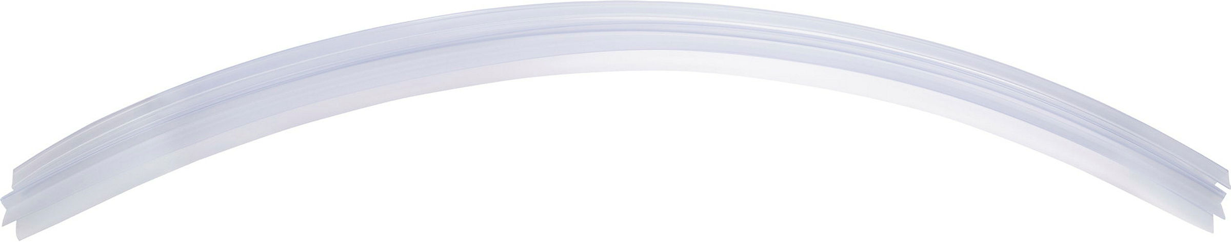 Uni Glastürdichtung gebogen 52cm, 2St