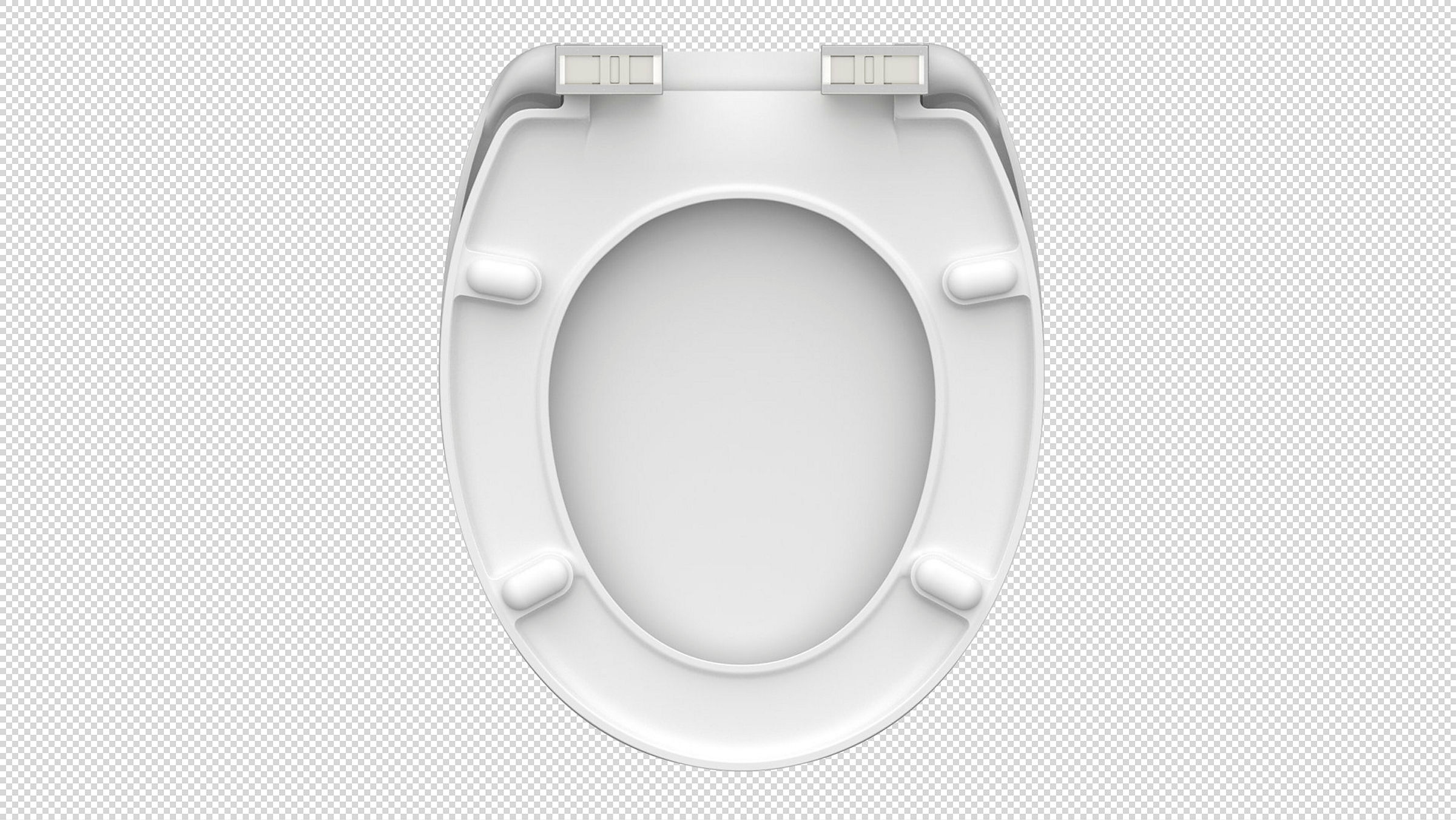 Duroplast WC-Sitz WHITE, mit Absenkautomatik