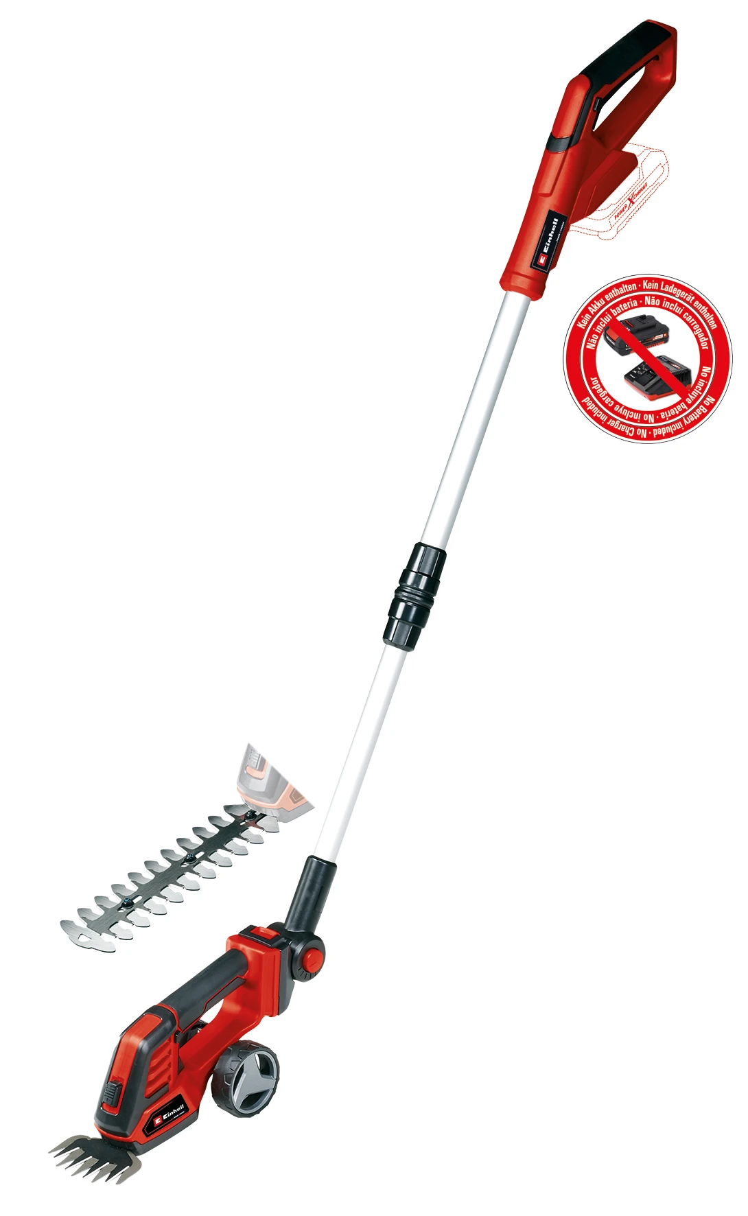 Einhell Expert GE-CG 18/100 Li T-Solo Akku-Gras- und Strauchschere