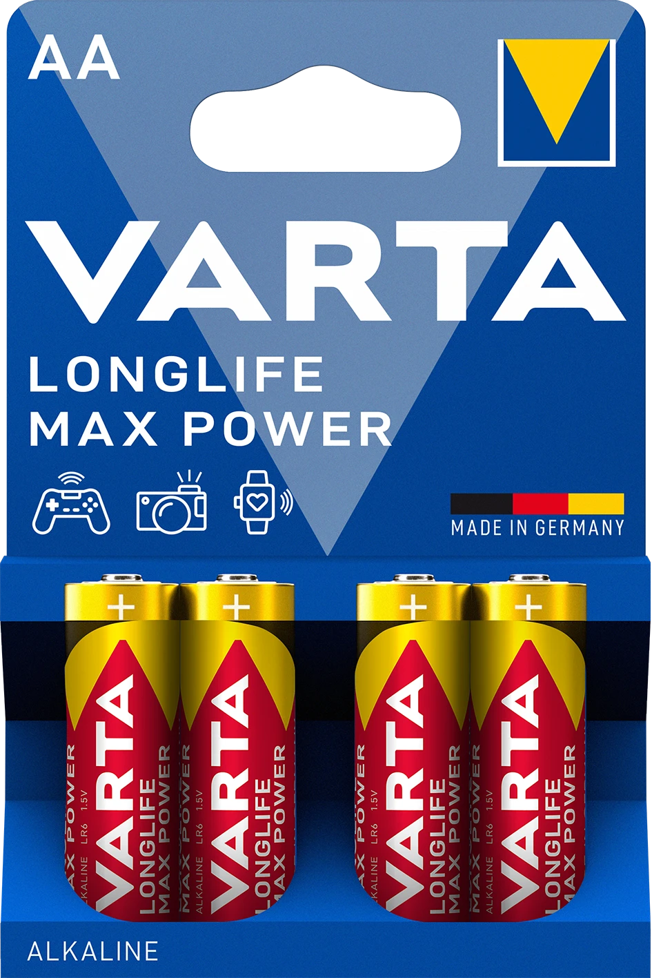 VARTA LONGLIFE MAX POWER AA BLI 4