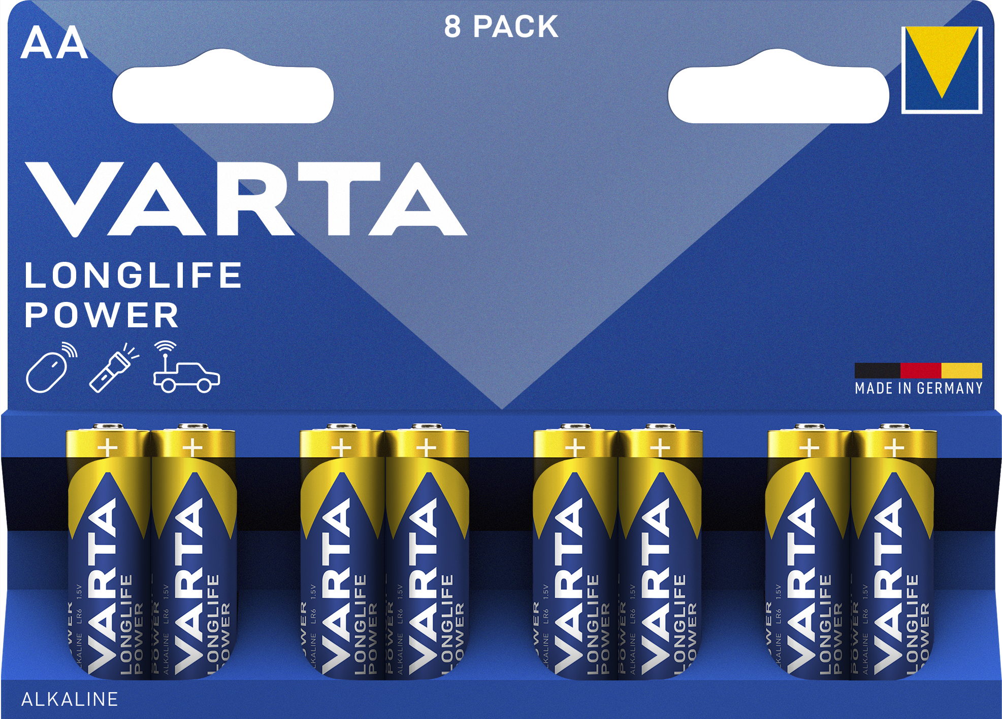 VARTA LONGLIFE Power AA Blister 8
