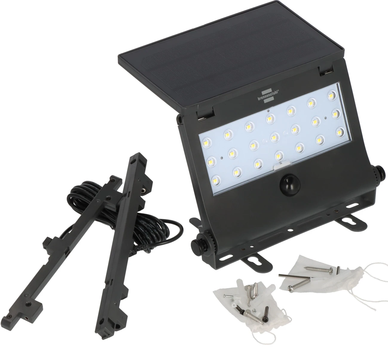 Solar LED Strahler SOL 1000 Pad mit Bewegungsmelder 1000lm IP65