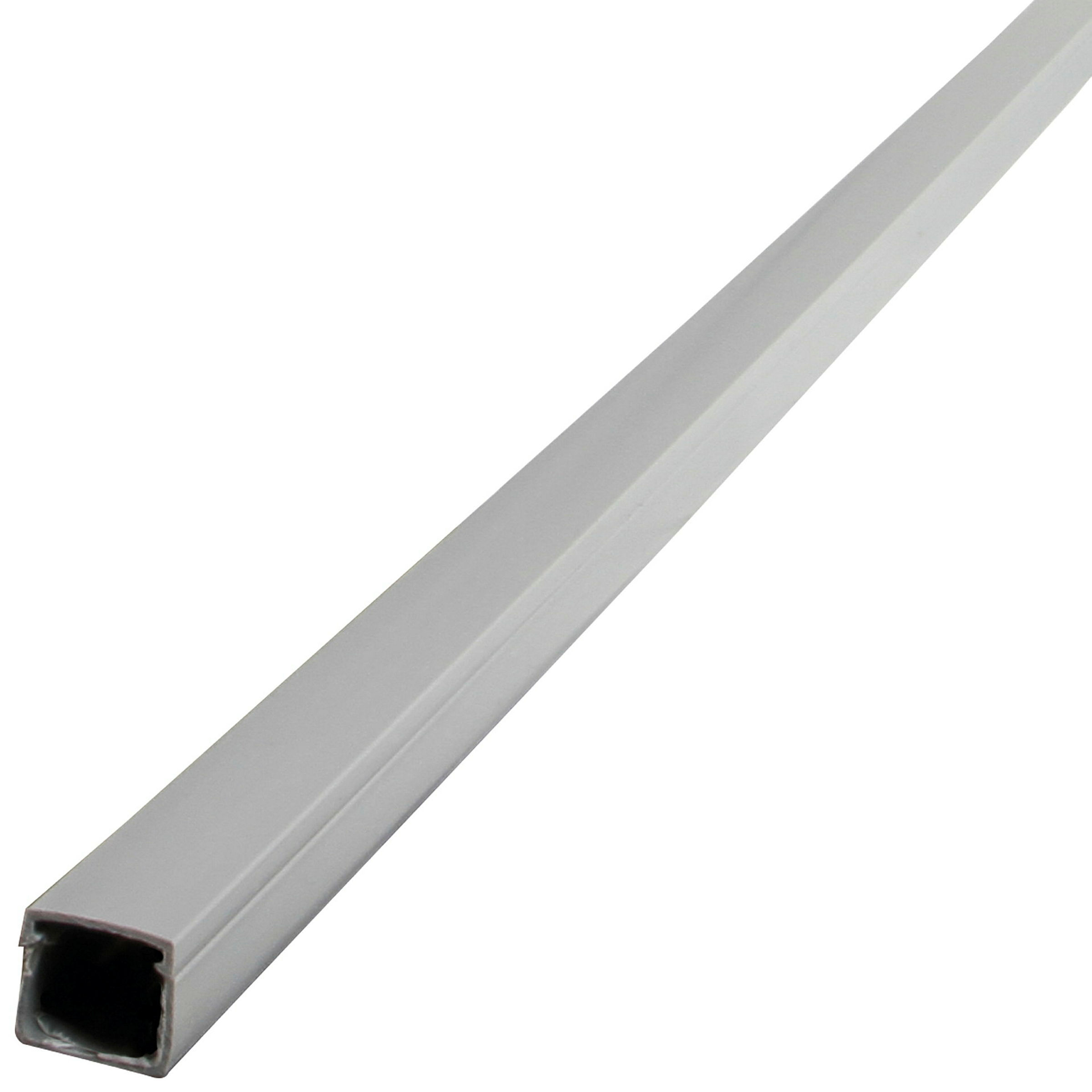 Kunststoffkanal, 15 x 15 mm, 2 m, grau