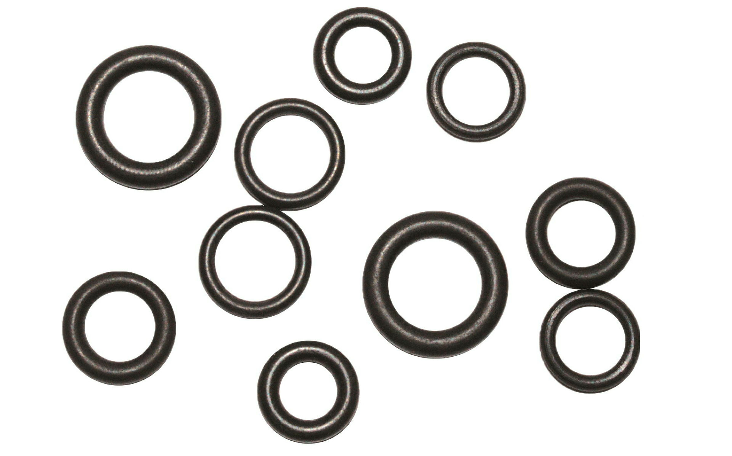 O-Ring-Sortiment, Gummi, diverse Größen (5x2)