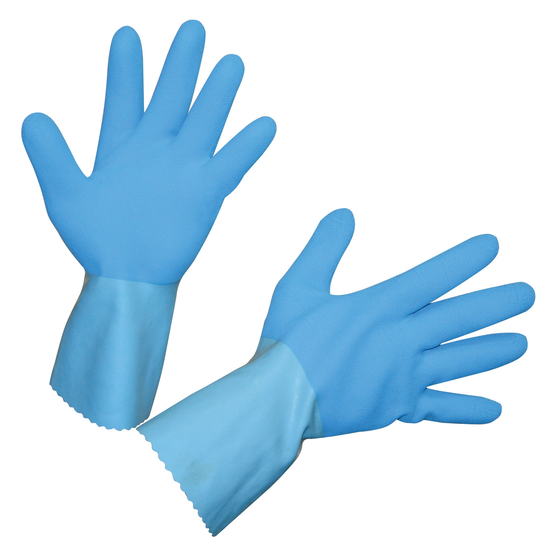 Latex Handschuh blau, Gr. 10