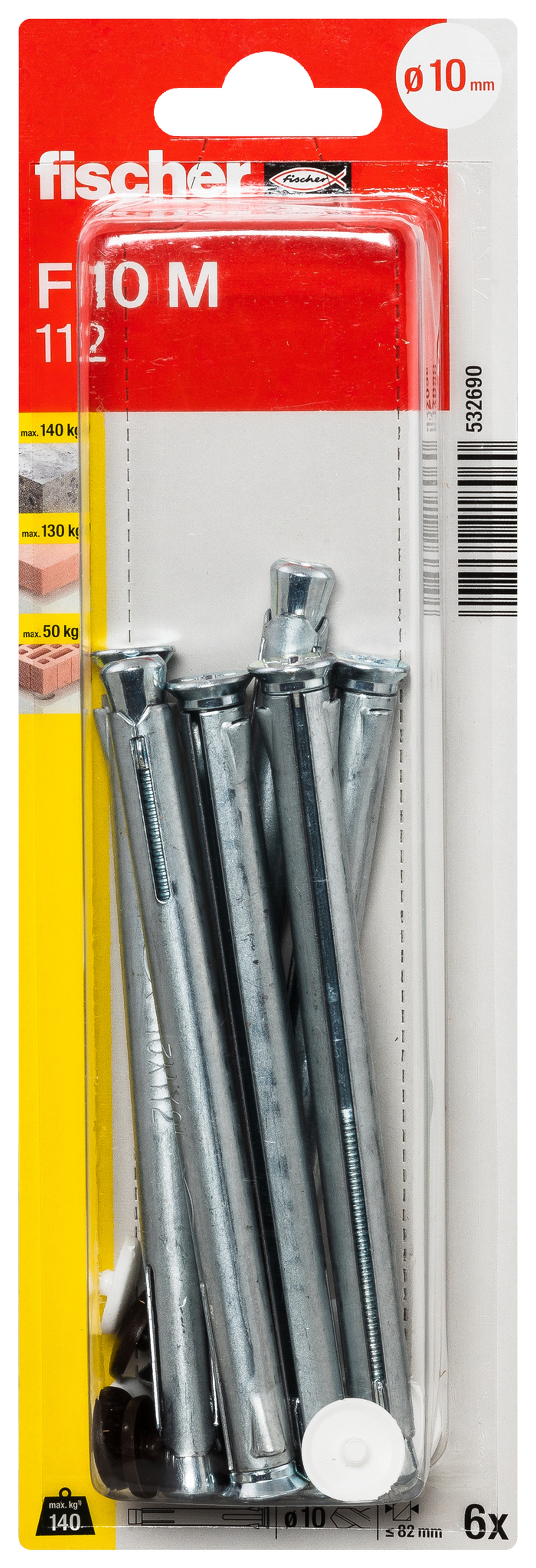 fischer Fensterrahmendübel F 10 M 112
