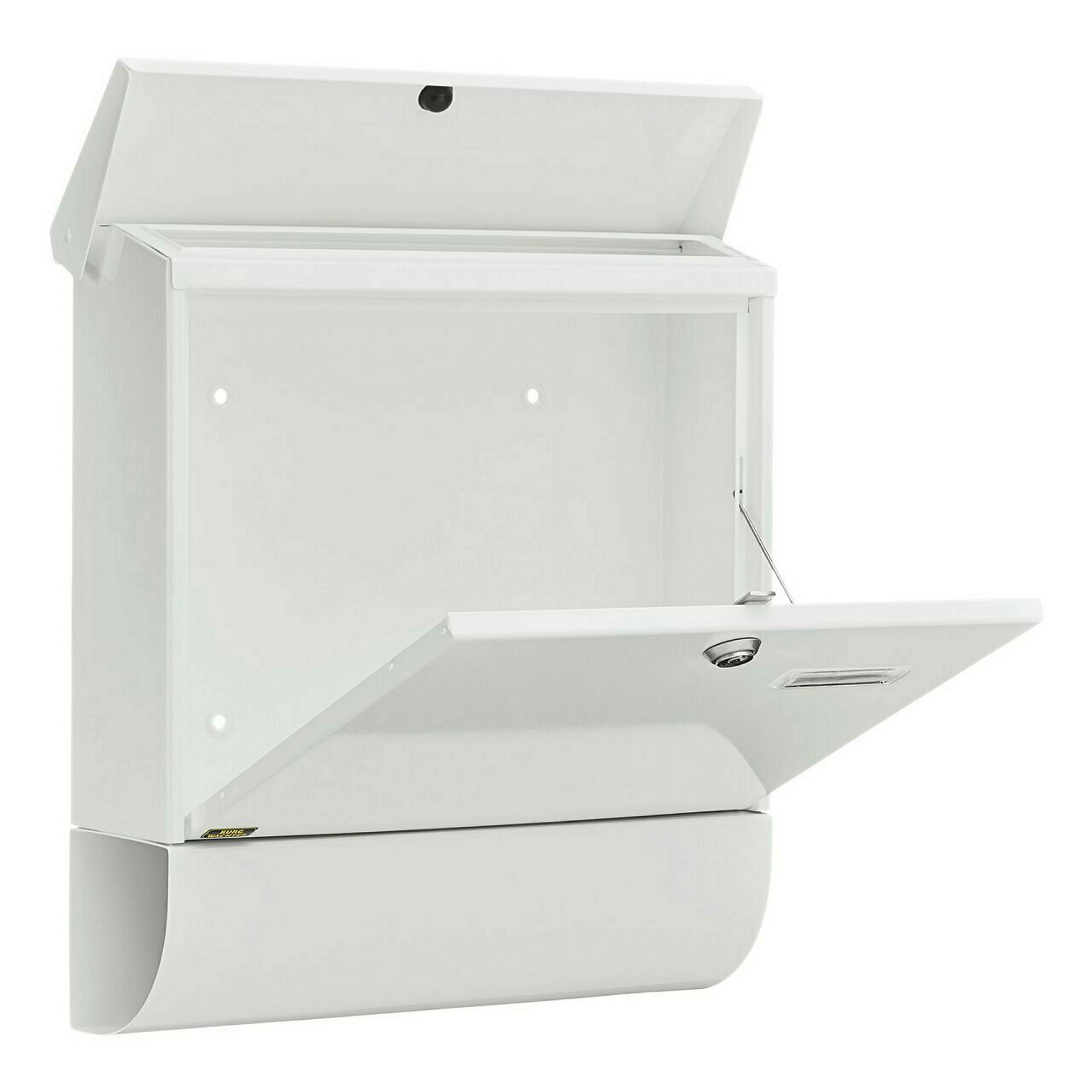 Briefkasten-Set Stahl-lack. Vario 86720W weiss