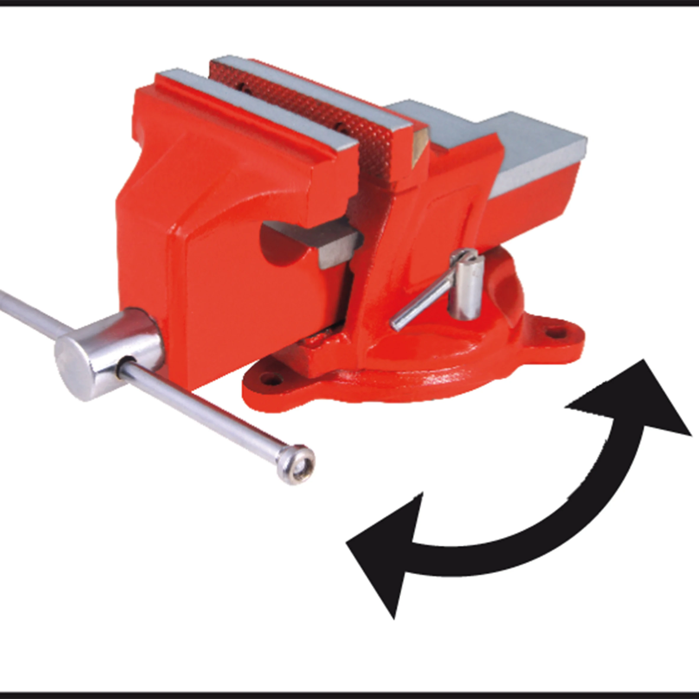 Schraubstock 100 mm, drehbar