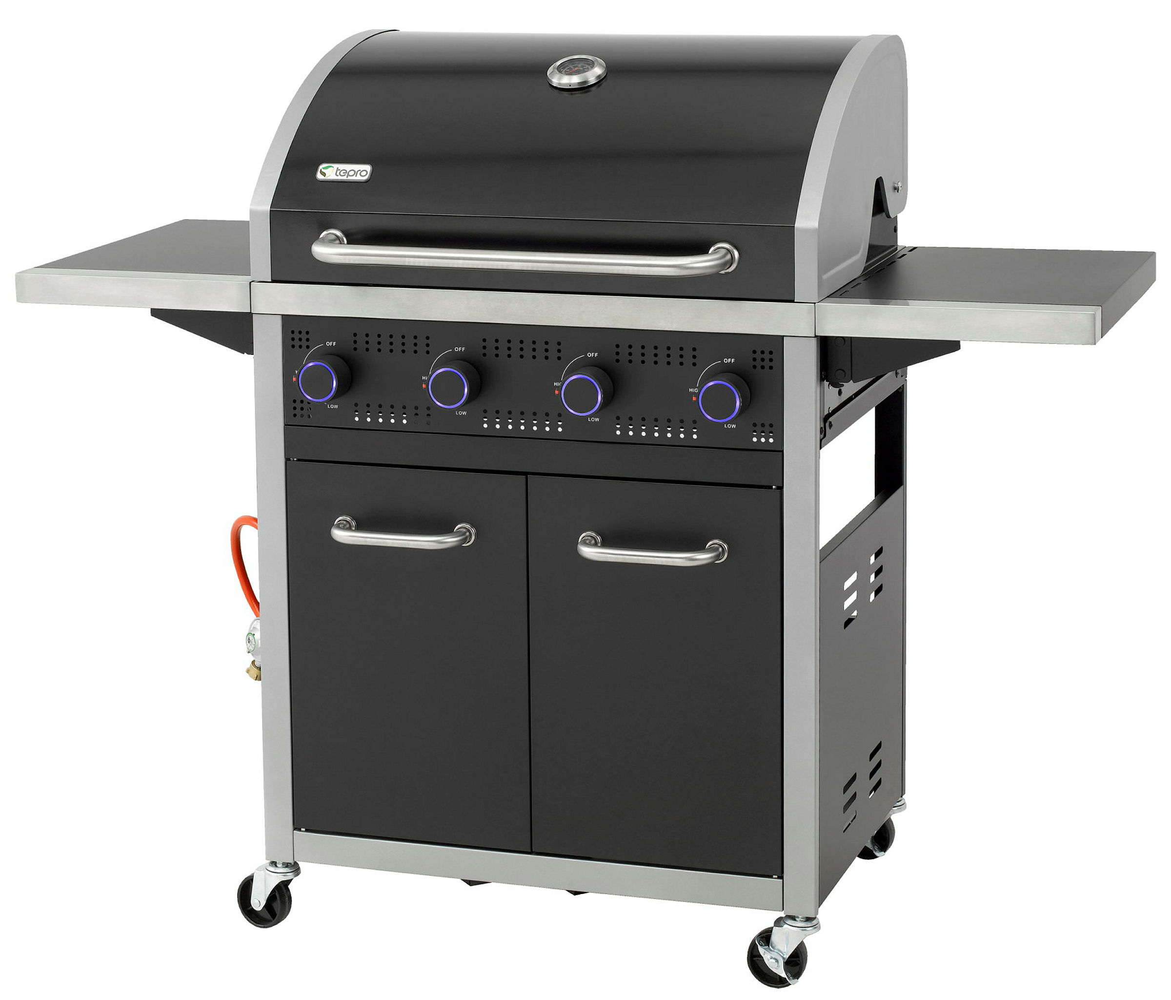 Grillgenuss in Perfektion mit dem tepro Gasgrill Seattle 4 mit 4 einzeln re