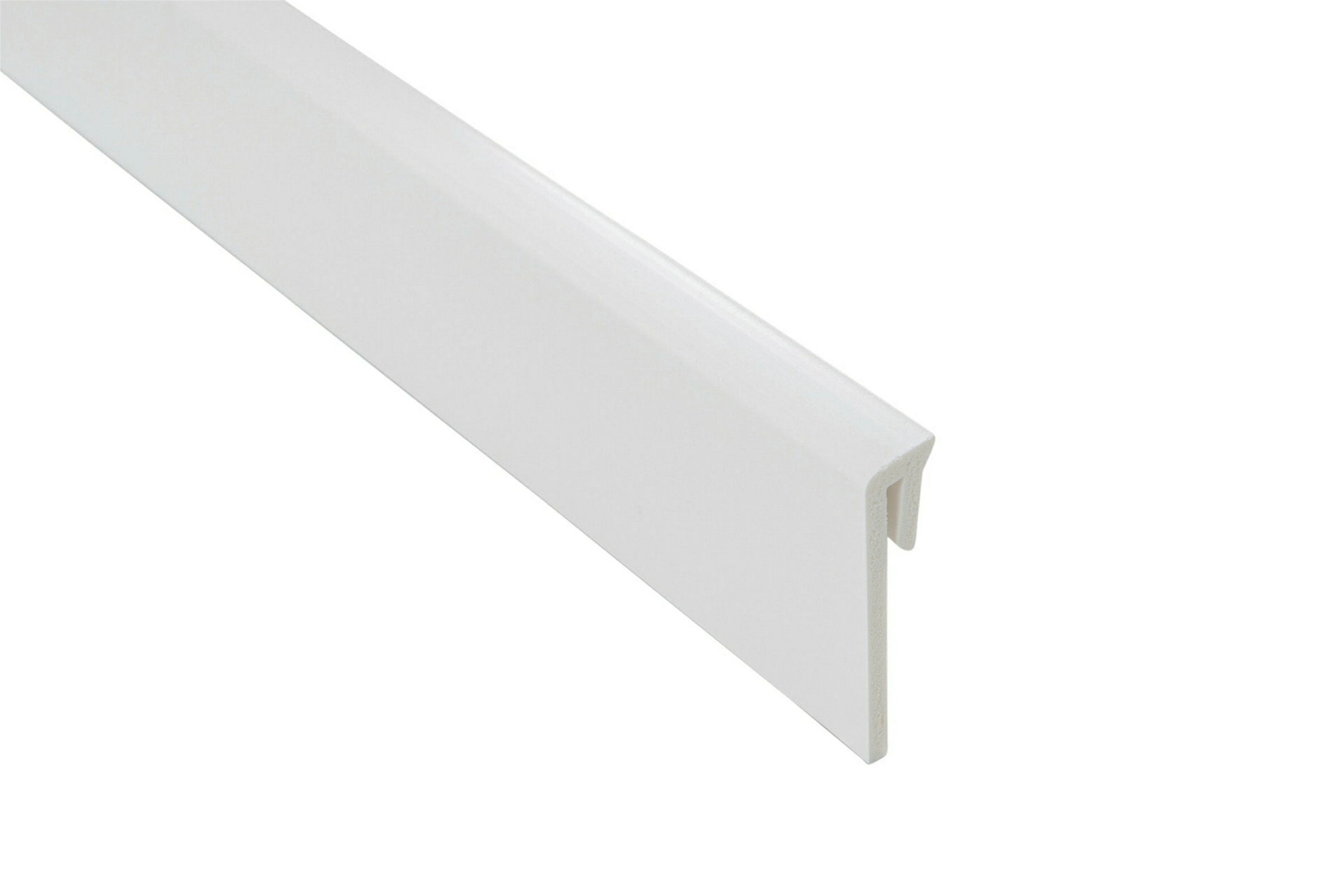 Classic Fußleiste # 5076, 14x60mm, komplett mit Clips, weiß
