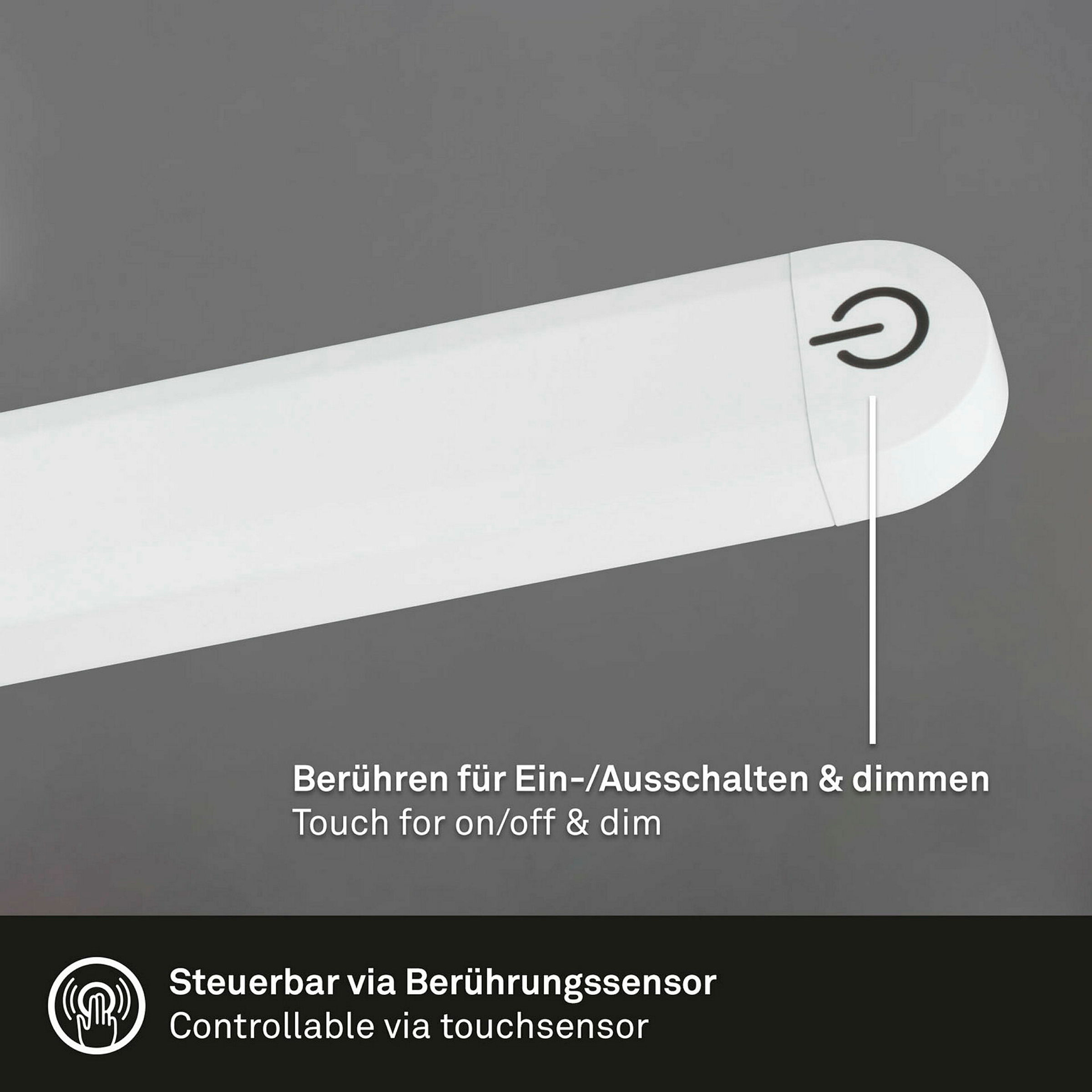 LED Stehleuchte, weiß, 1xLED-Platine/6W
