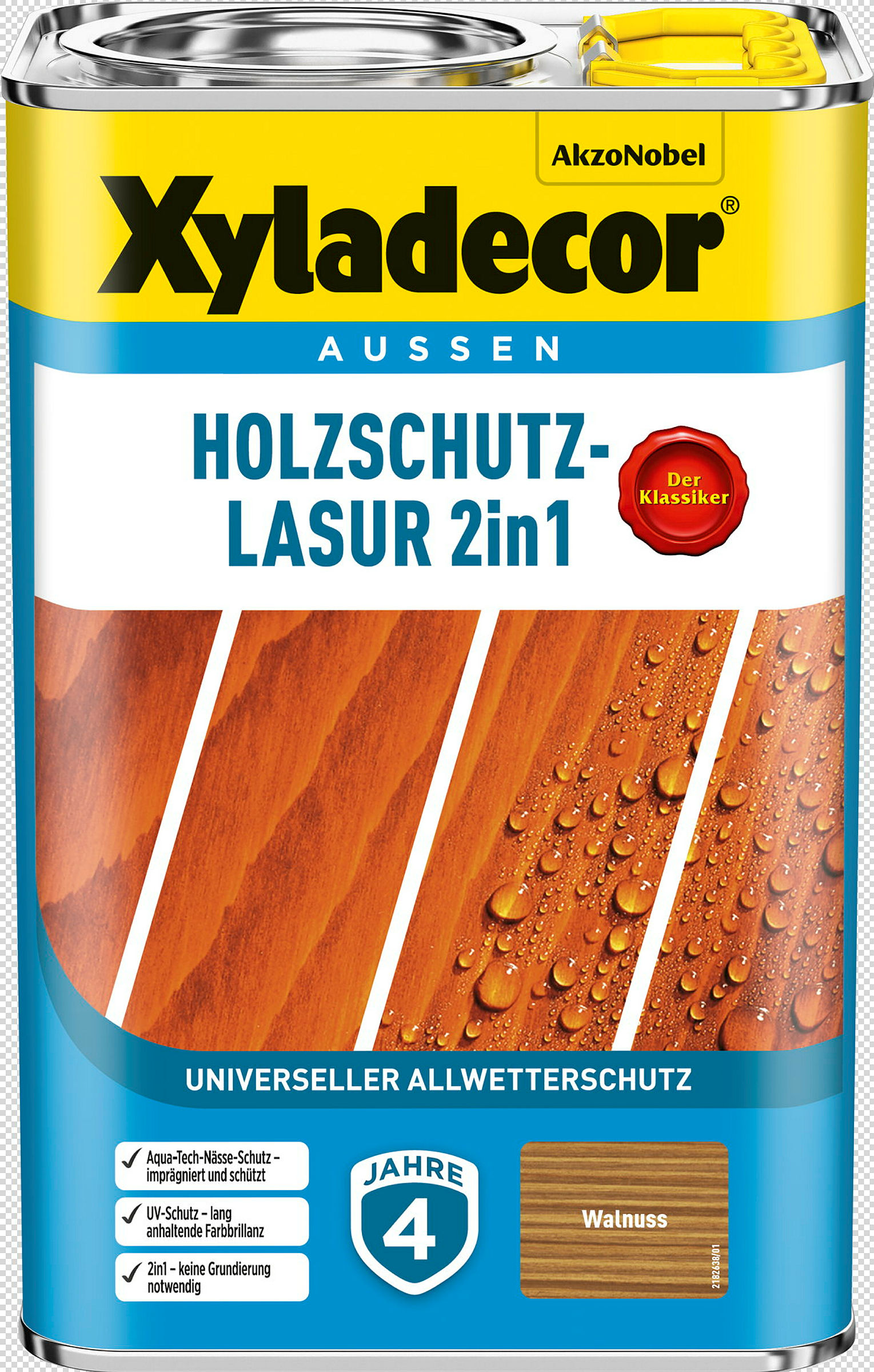Holzschutz-Lasur 2in1