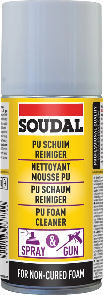 Soudal PU-Schaum & Pistolen-Reiniger - schnelle & gründliche Reinigung