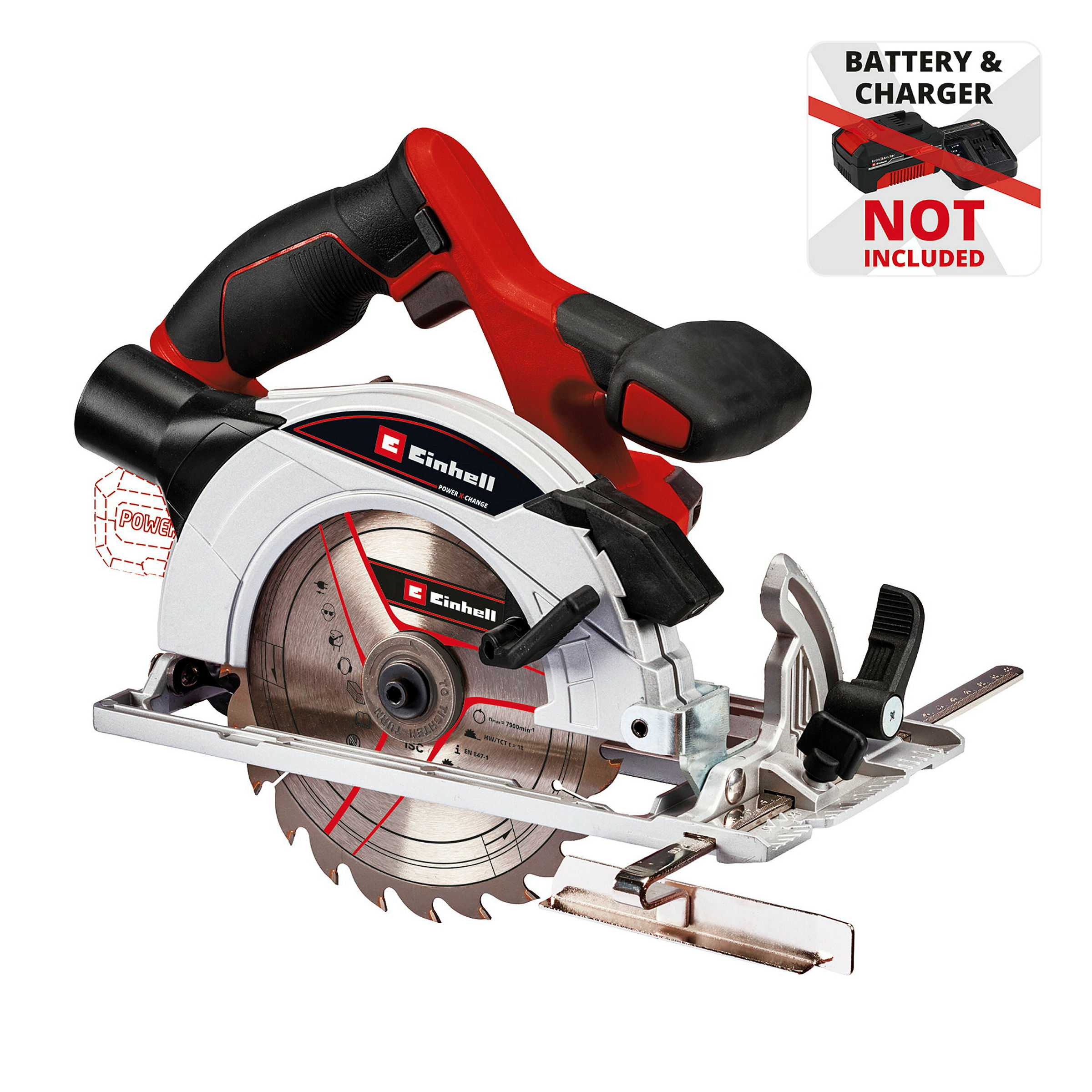 Einhell Expert TE-CS 18/165-1 Li - Solo Akku-Handkreissäge