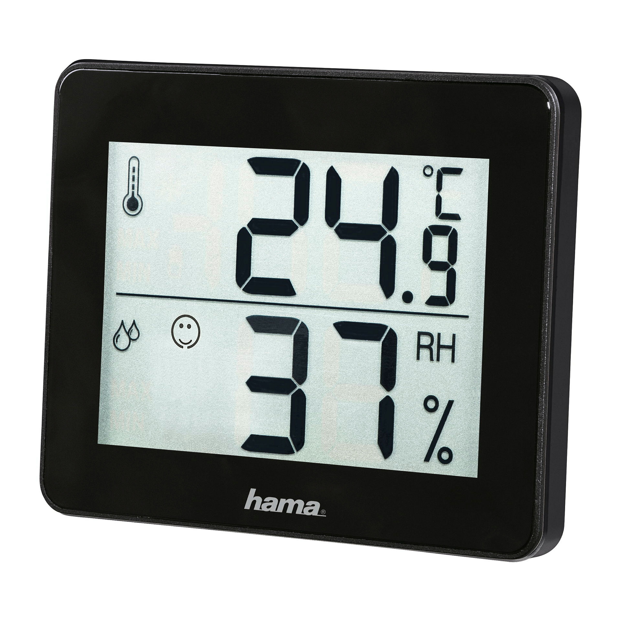 Hama Thermo-/Hygrometer ''TH-130'', Schwarz