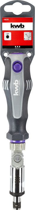 Knarren-Winkel-Schraubendreher, 1/4''