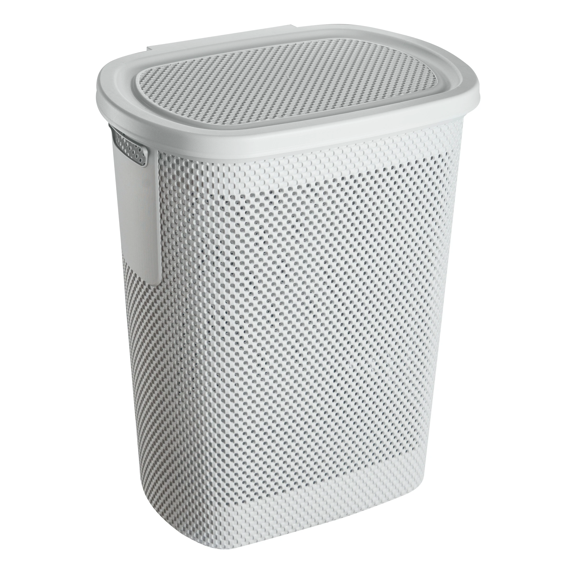 keeeper Wäschebox in Strick-Optik, 47,5 x 36 x 57,5 cm, Arne, Grau