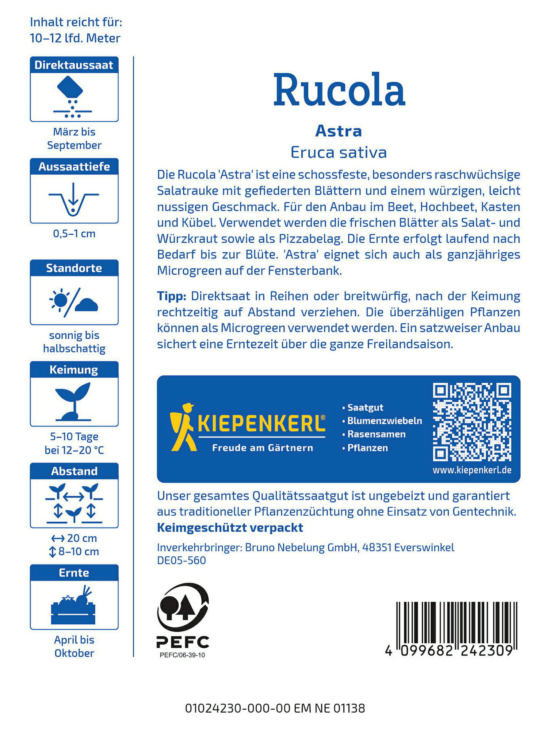 Kiepenkerl Rucola Astra
