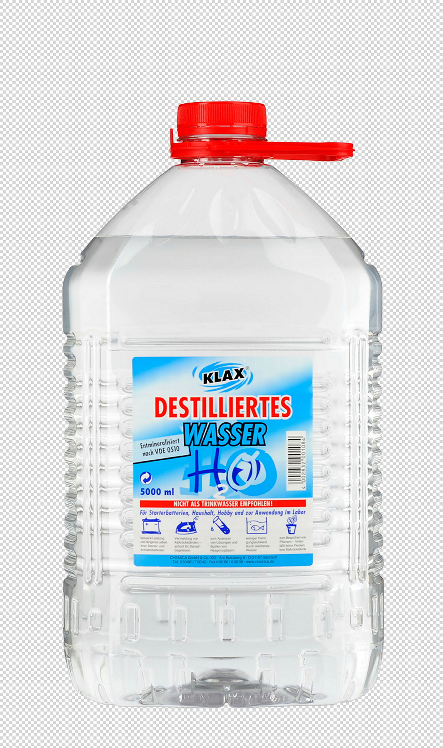 Klax Destilliertes Wasser 5L