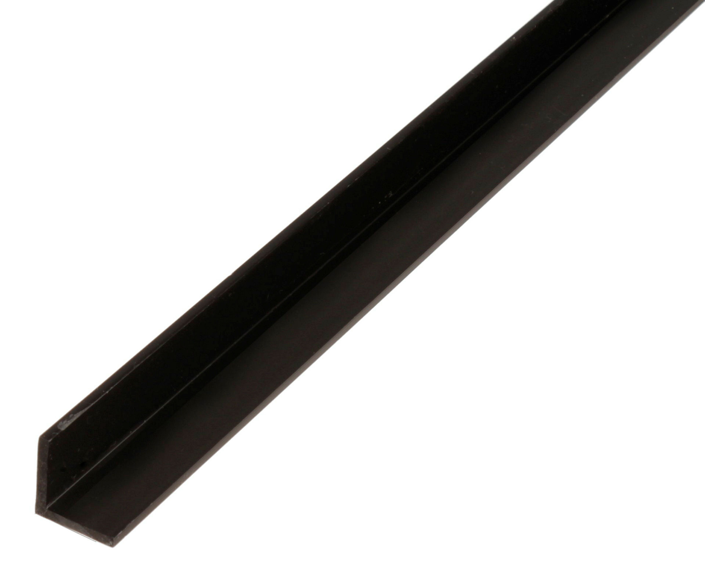 Winkelprofil 2m20x20 PVC schwarz