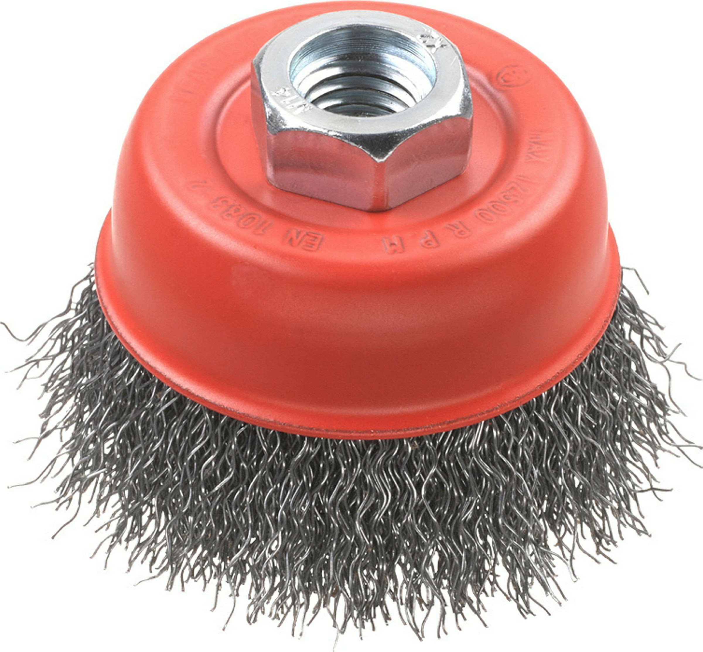 AGGRESSO-FLEX® Topfbu rste, HSS Stahldraht, gewellt, Ø 60 mm