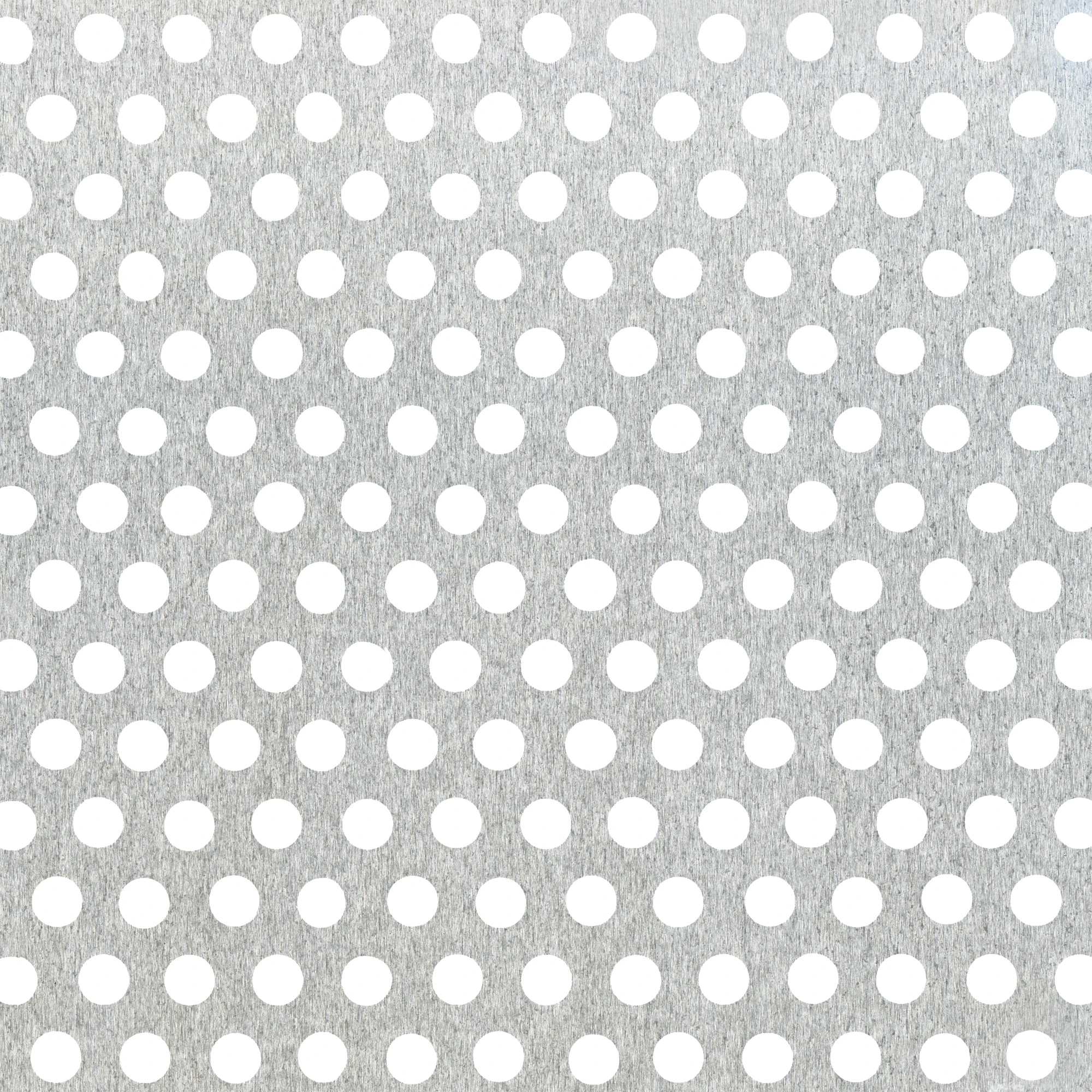 Lochblech Lochung rund 250x500 silberfarbig eloxiert Lochabstand 3,5 mm