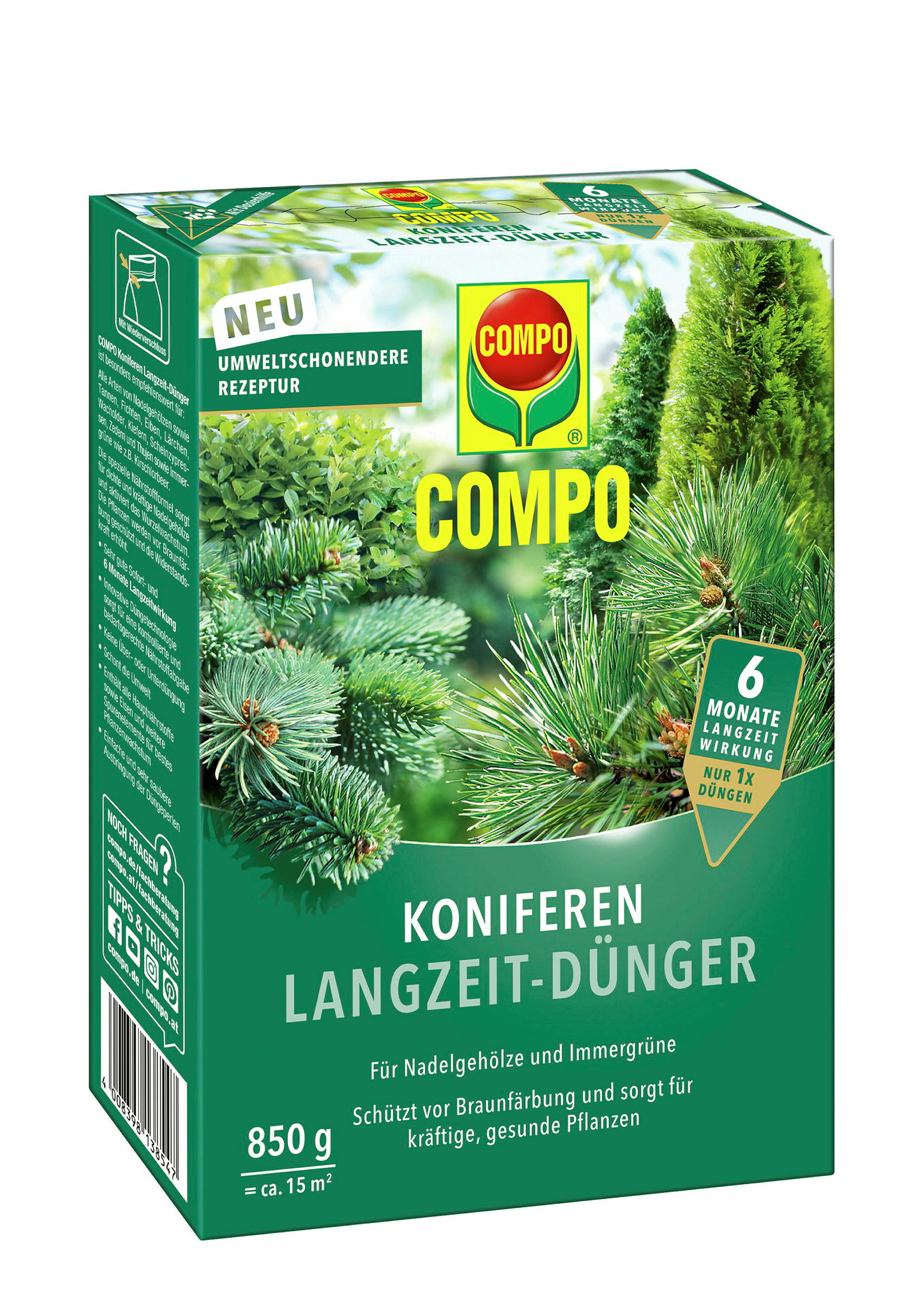 COMPO Koniferen Langzeit-Dünger, 850 g