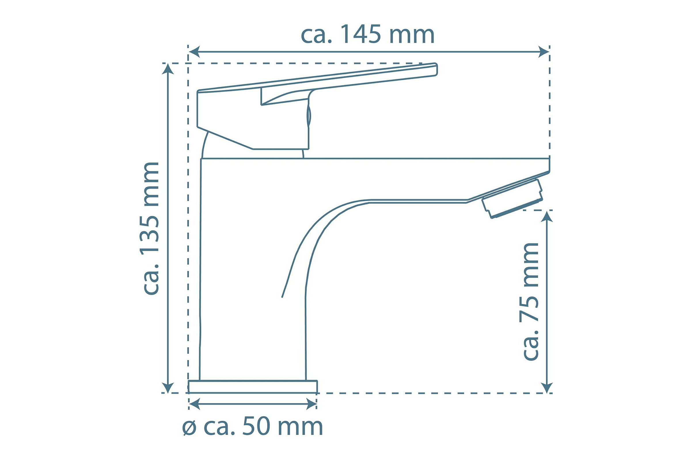 FUTURA DVGW Waschtischarmatur, Chrom