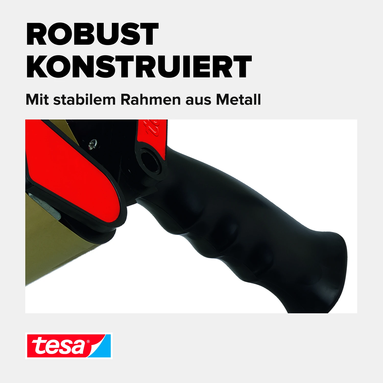 tesa® Packband Handabroller Classic, für Paketband-Rollen bis 66m x 50mm