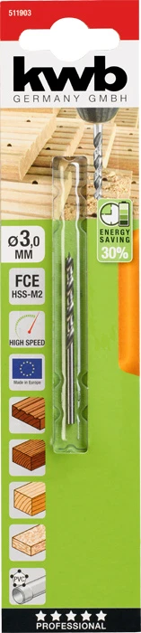 HSS Hartholzbohrer AKKU TOP D3.0mm
