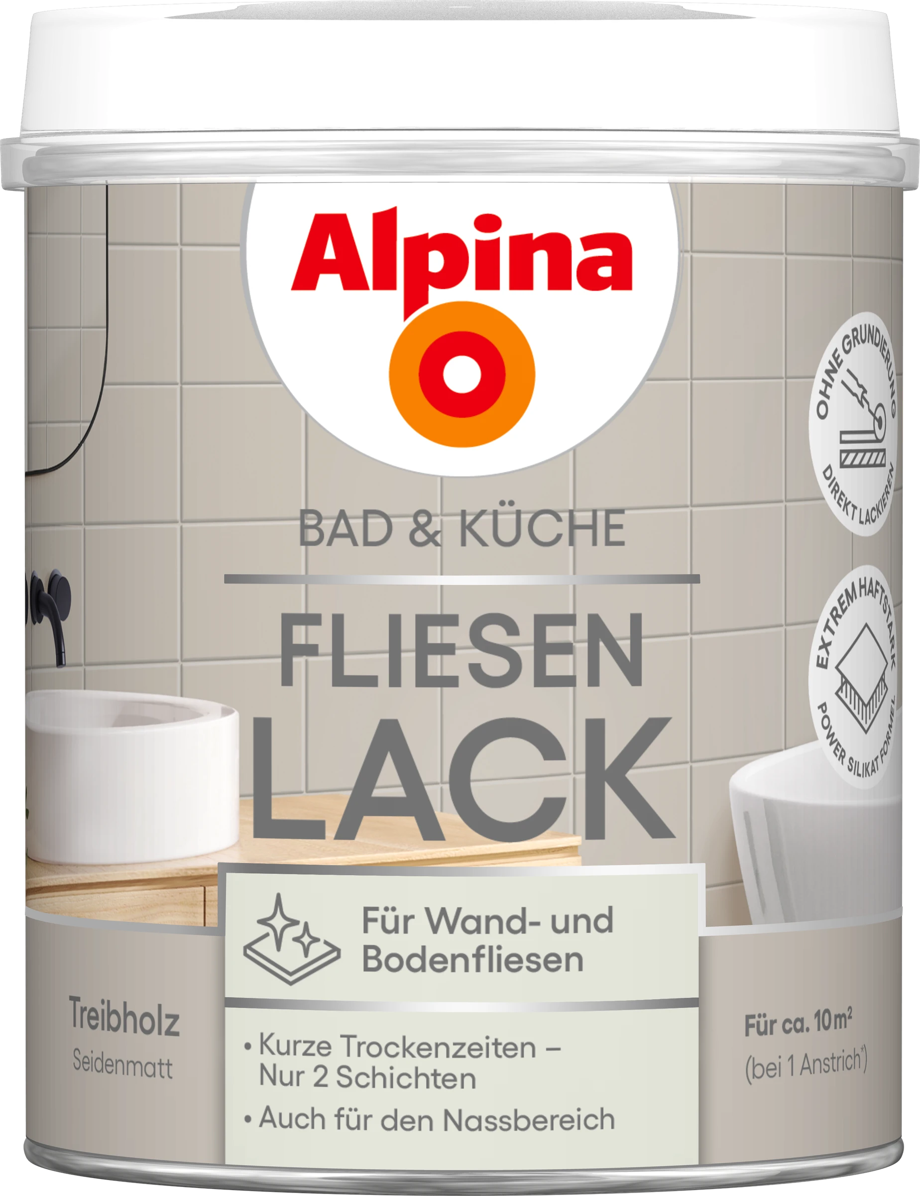 AP B&K Fliesen-Lack 2K Treibholz SM 0,75L