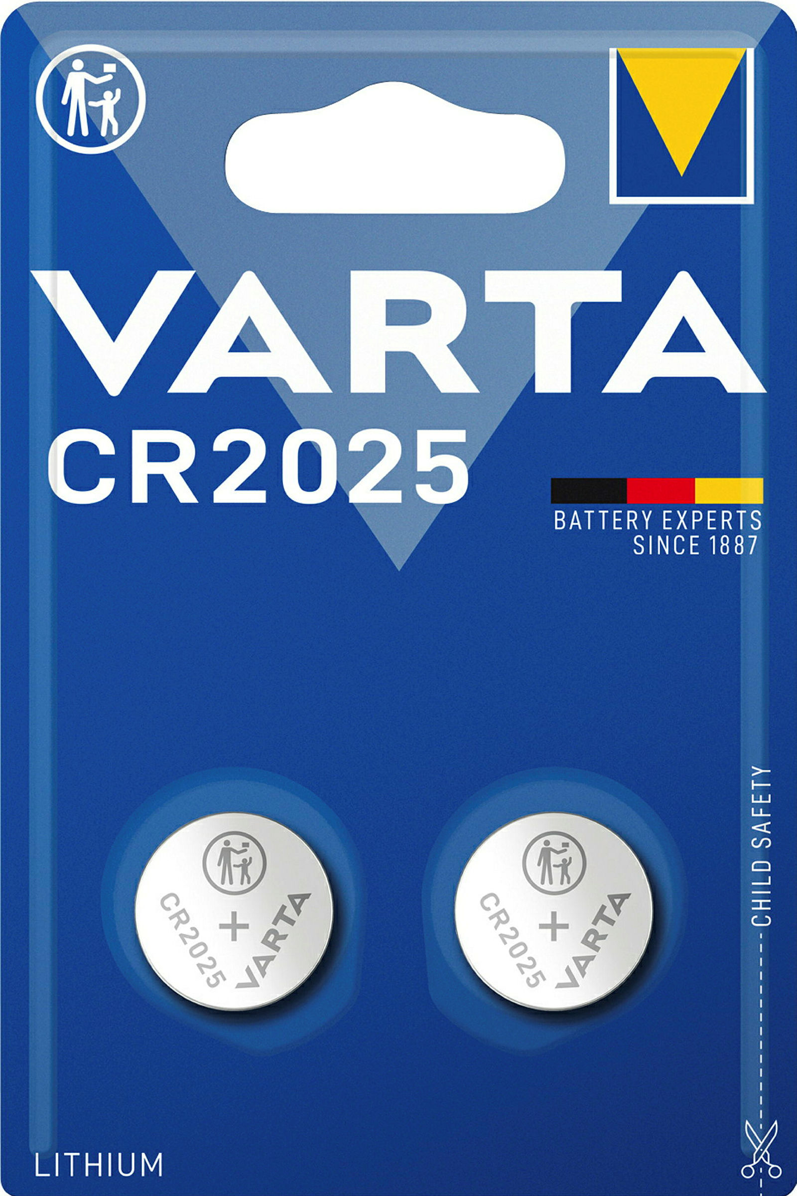 VARTA ELECTRONICS CR2025 Blister 2