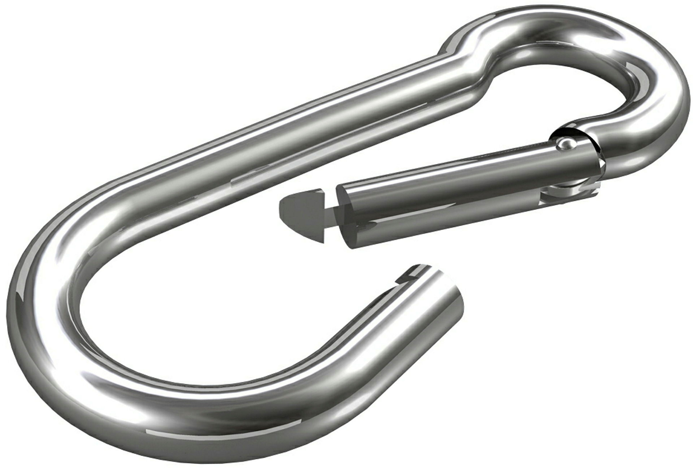 Karabinerhaken, Edelstahl (SB-Box), 5 mm, Tragkr. 50 kg