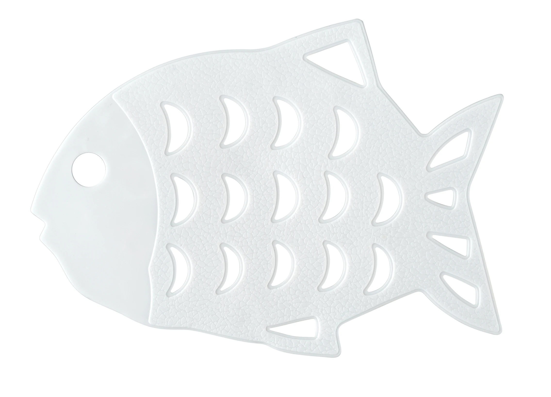 Antirutschsticker Fisch 6er weiss