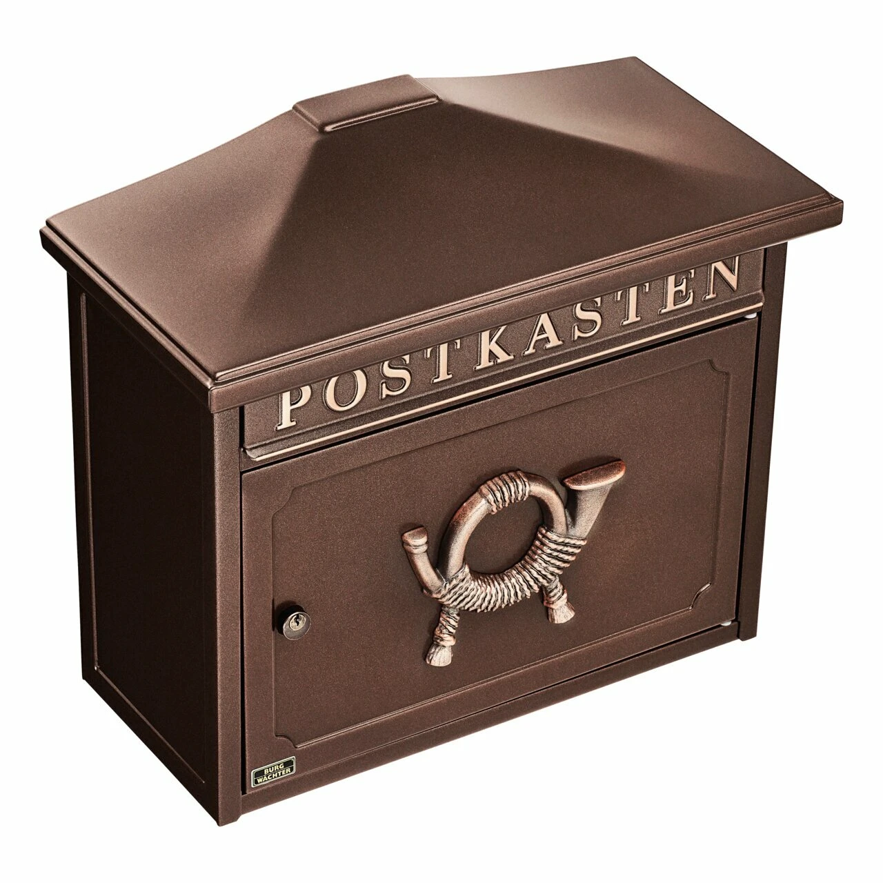Briefkasten Stahl-lackiert Sylt 1883K kupfer-metallic