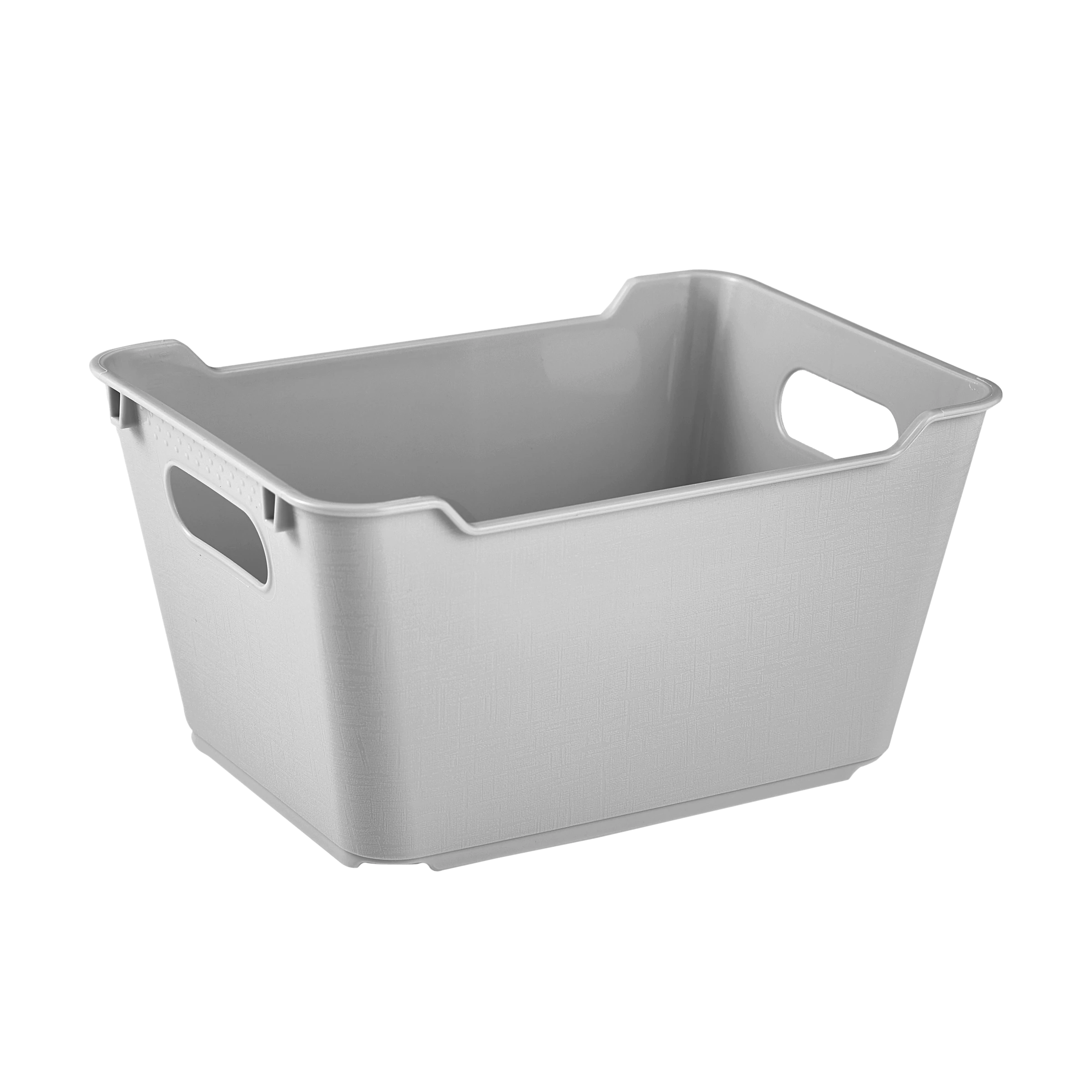 keeeper Aufbewahrungsbox, Strukturierte Oberfläche, 1,8 l, Lotta, Grau
