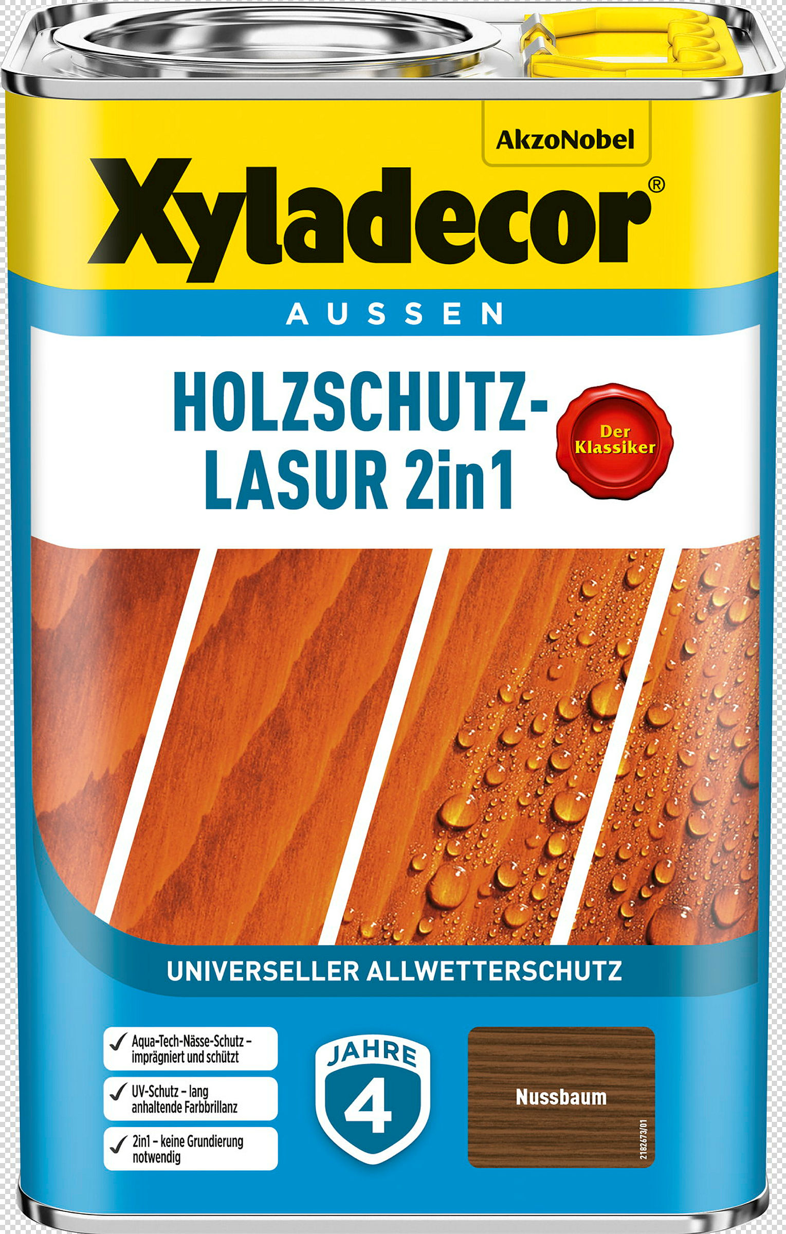 Holzschutz-Lasur 2in1