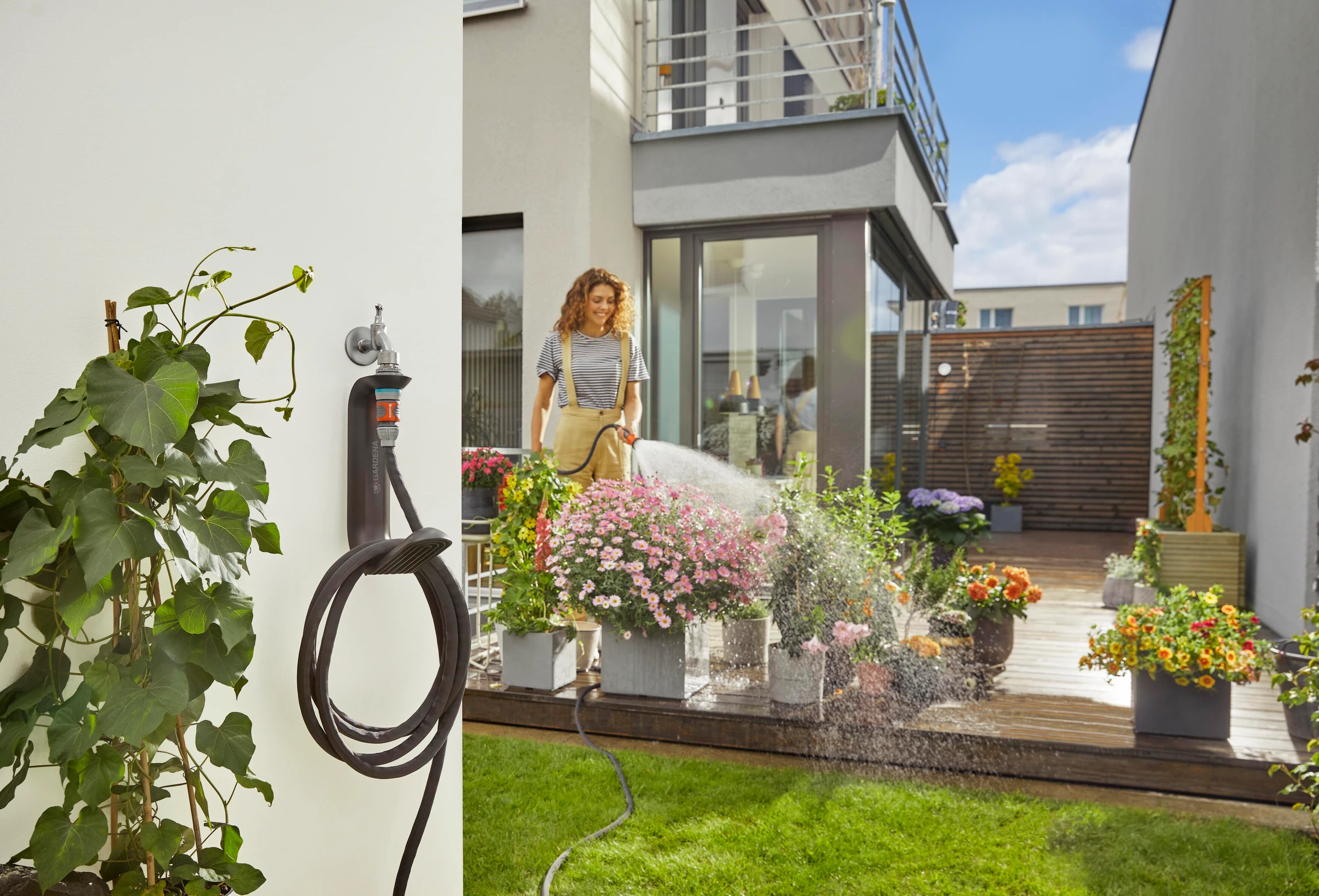 GARDENA Liano'' Schlauchaufbewahrung TapFix
