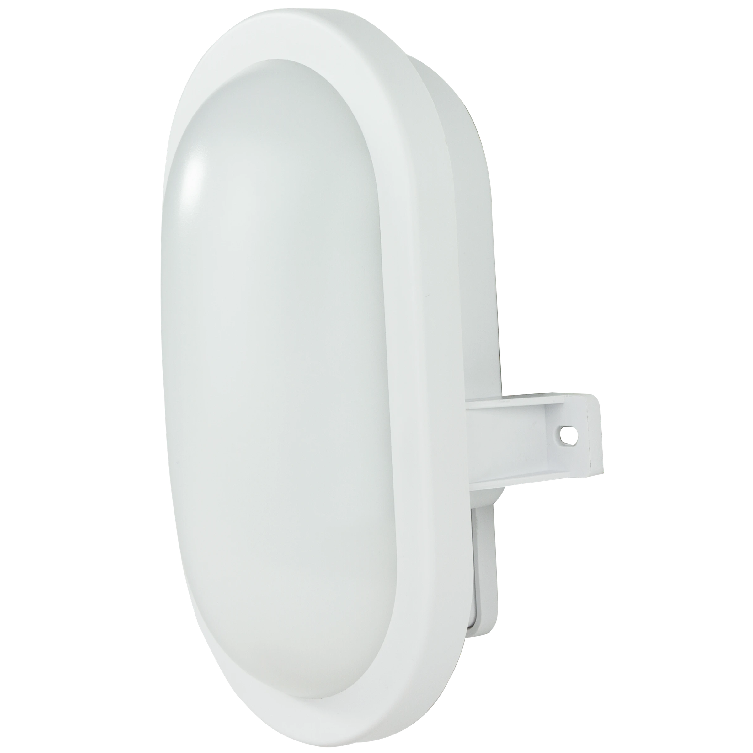 LED Feuchtraum- & Außenleuchte GLOBE Sensor oval 10 W, weiß