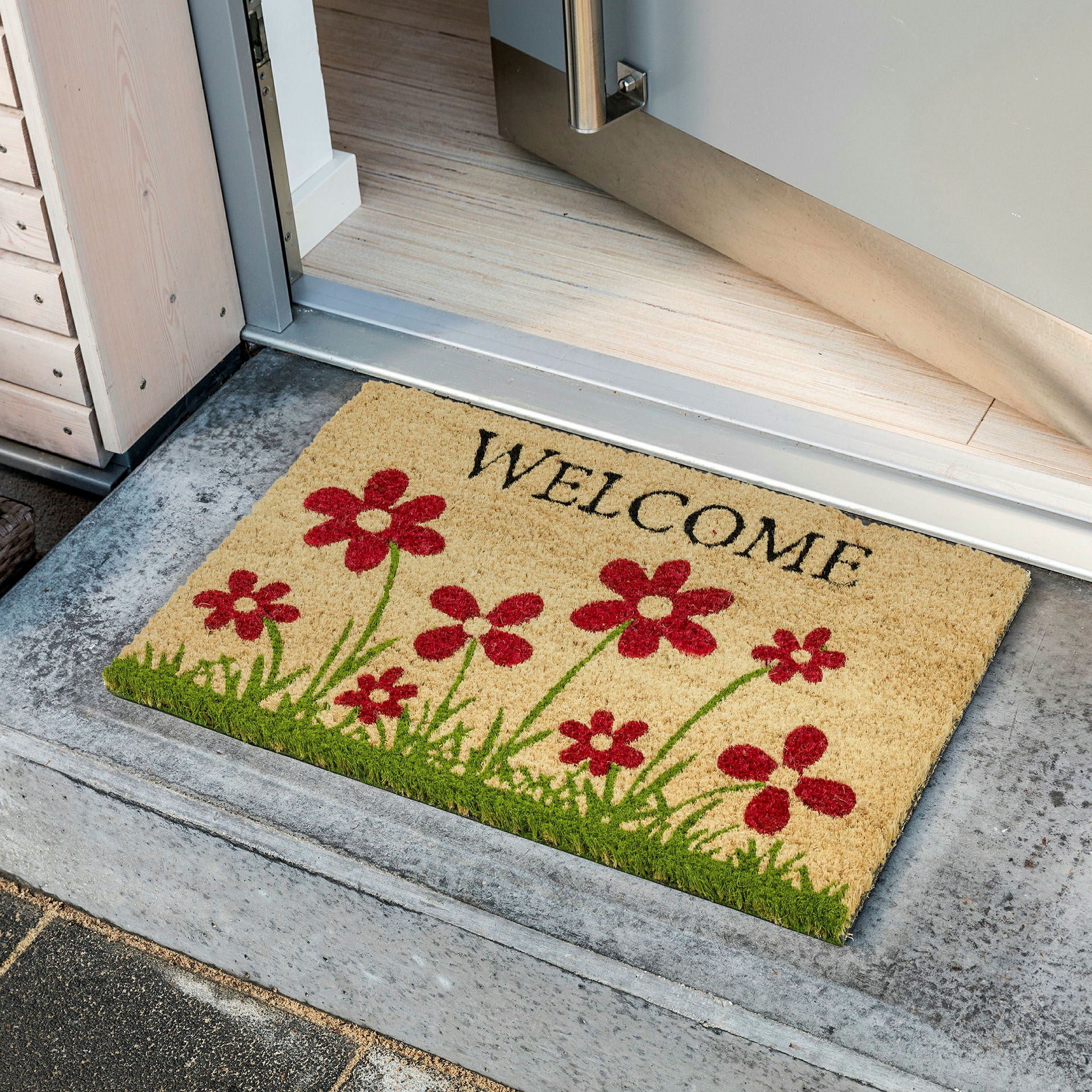 Coco Style ca. 40x60cm D.14 Blumenwiese natur