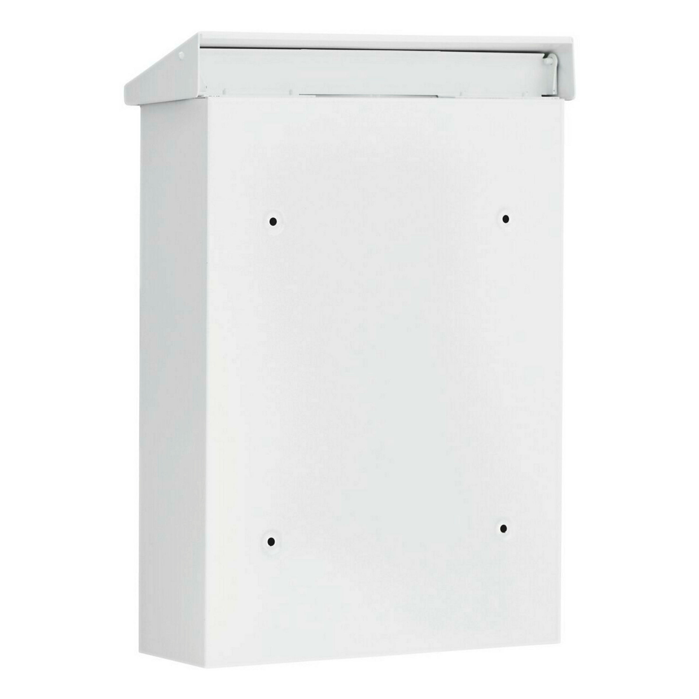 Briefkasten Stahl-lackiert Letter 5832 W weiss