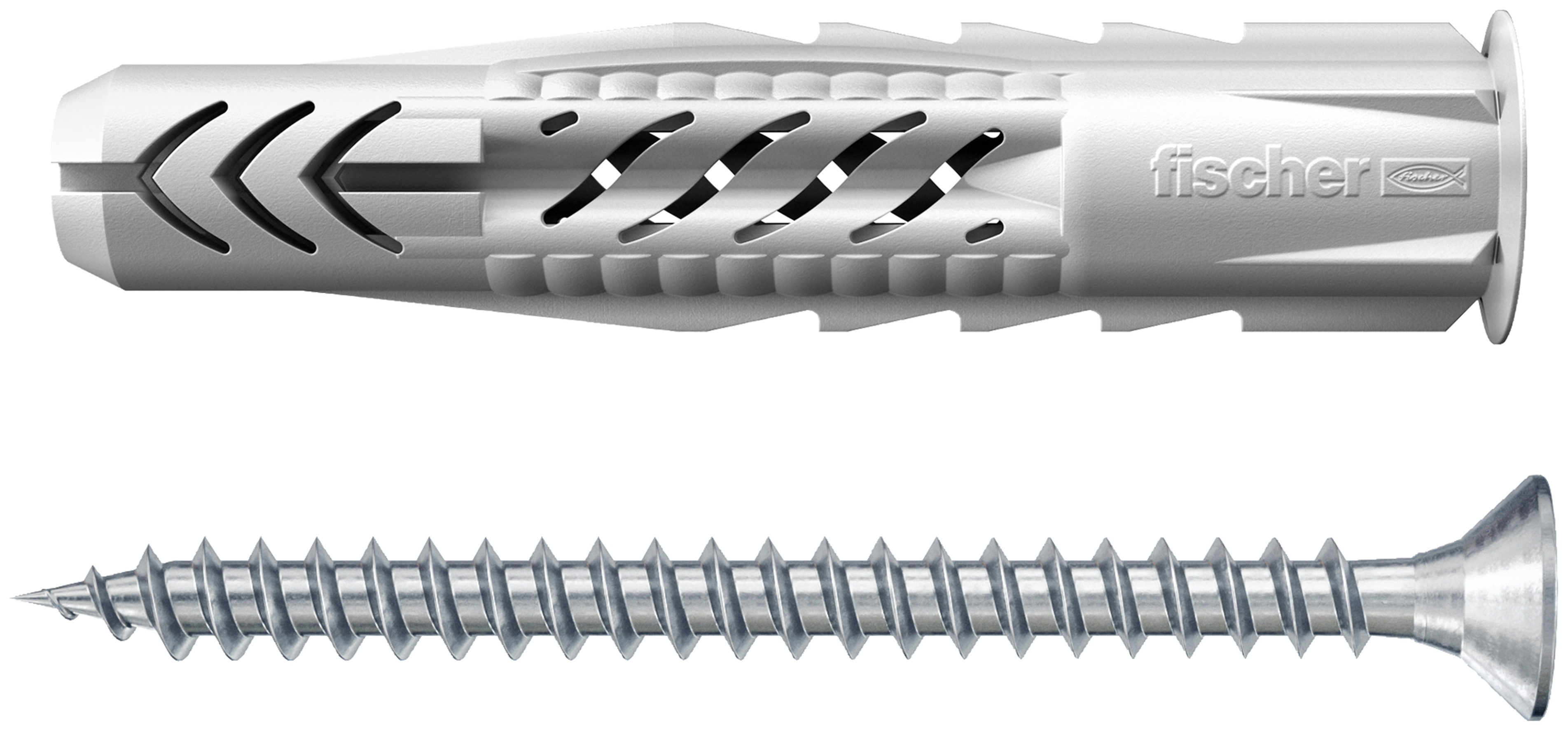 fischer Universaldübel UX 8 x 50 R S mit Rand und Schraube