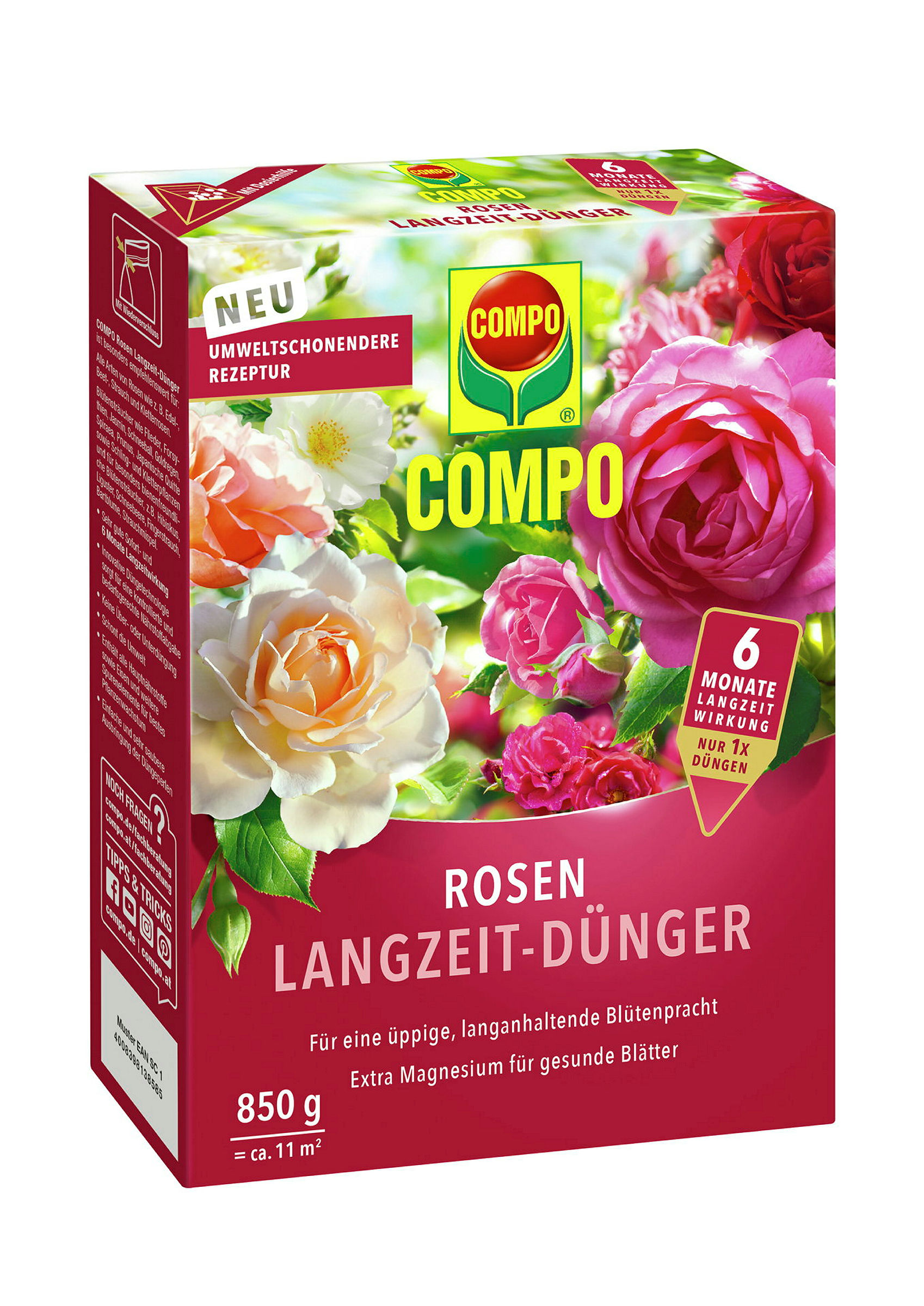 COMPO Rosen Langzeit-Dünger850 g