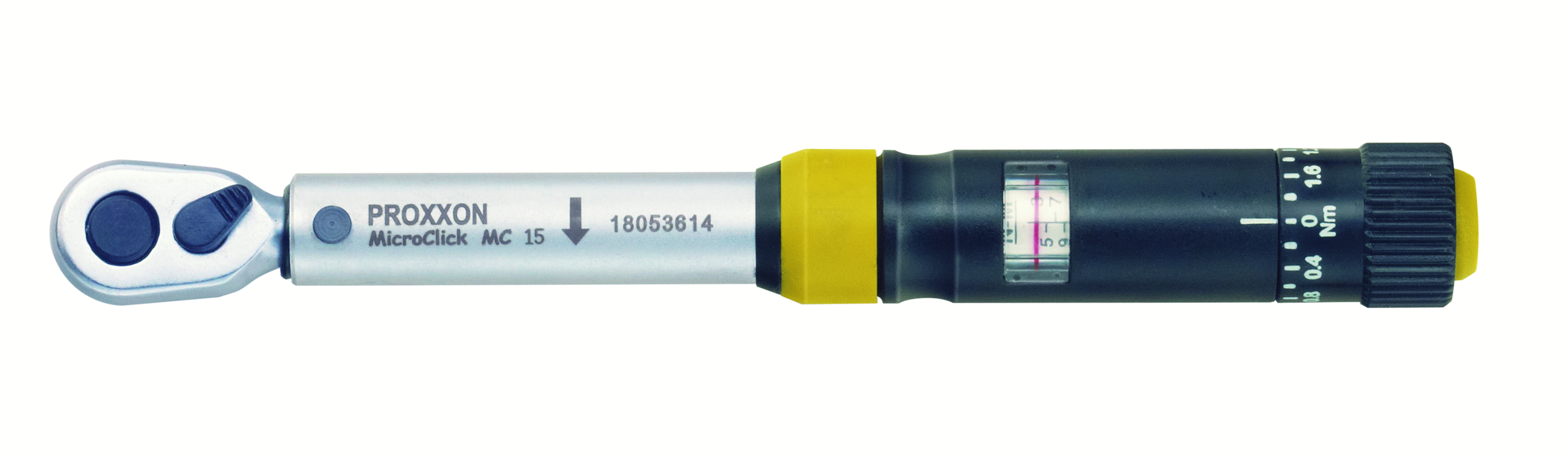 PROXXON-MicroClick-Drehmomentschlüssel MC 15, 3 - 15 Nm, 1/4''