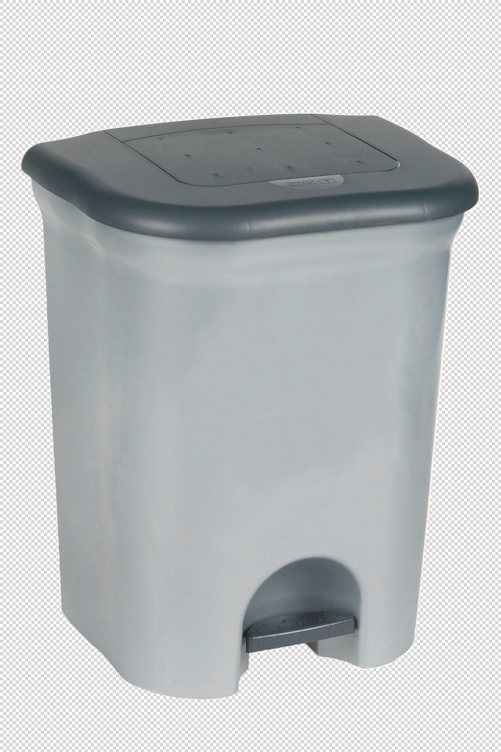 keeeper Treteimer mit 2 Abfallbehältern, 2x 11 l, Torge, Silber