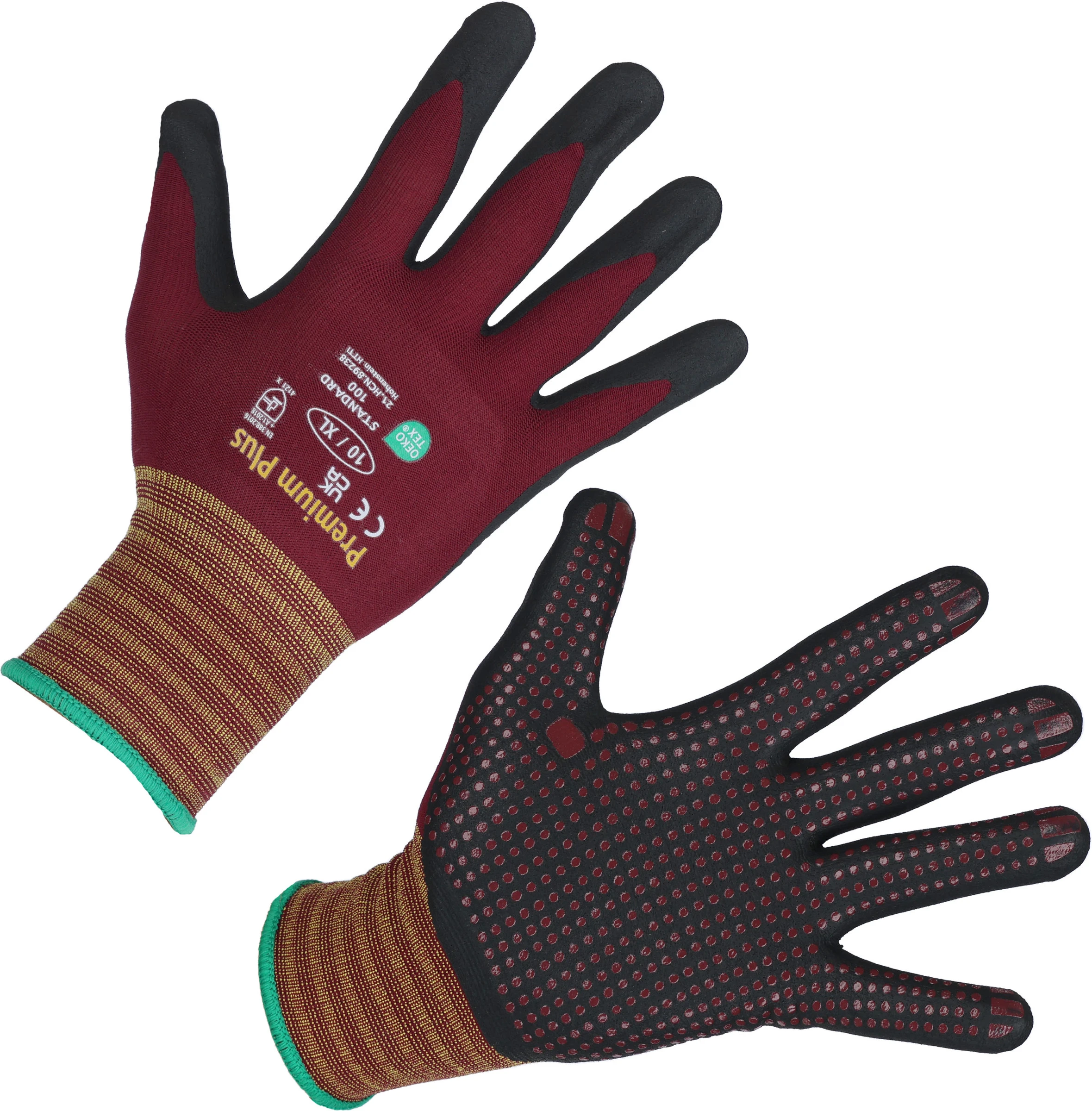 Arbeitshandschuh Premium Plus Größe 10